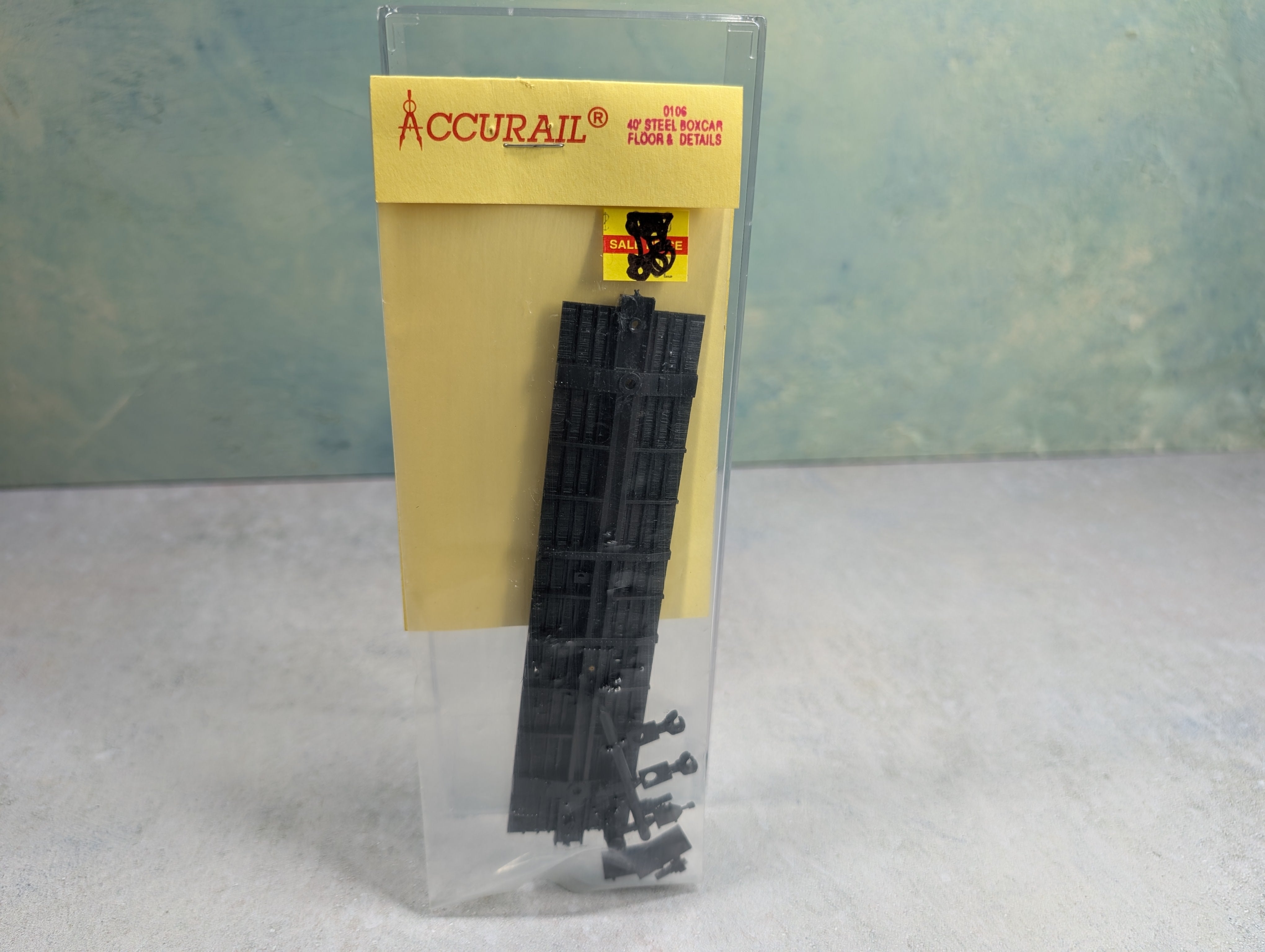 Accurail 106 HO Scale 40' Steel Box Car Floor & Details