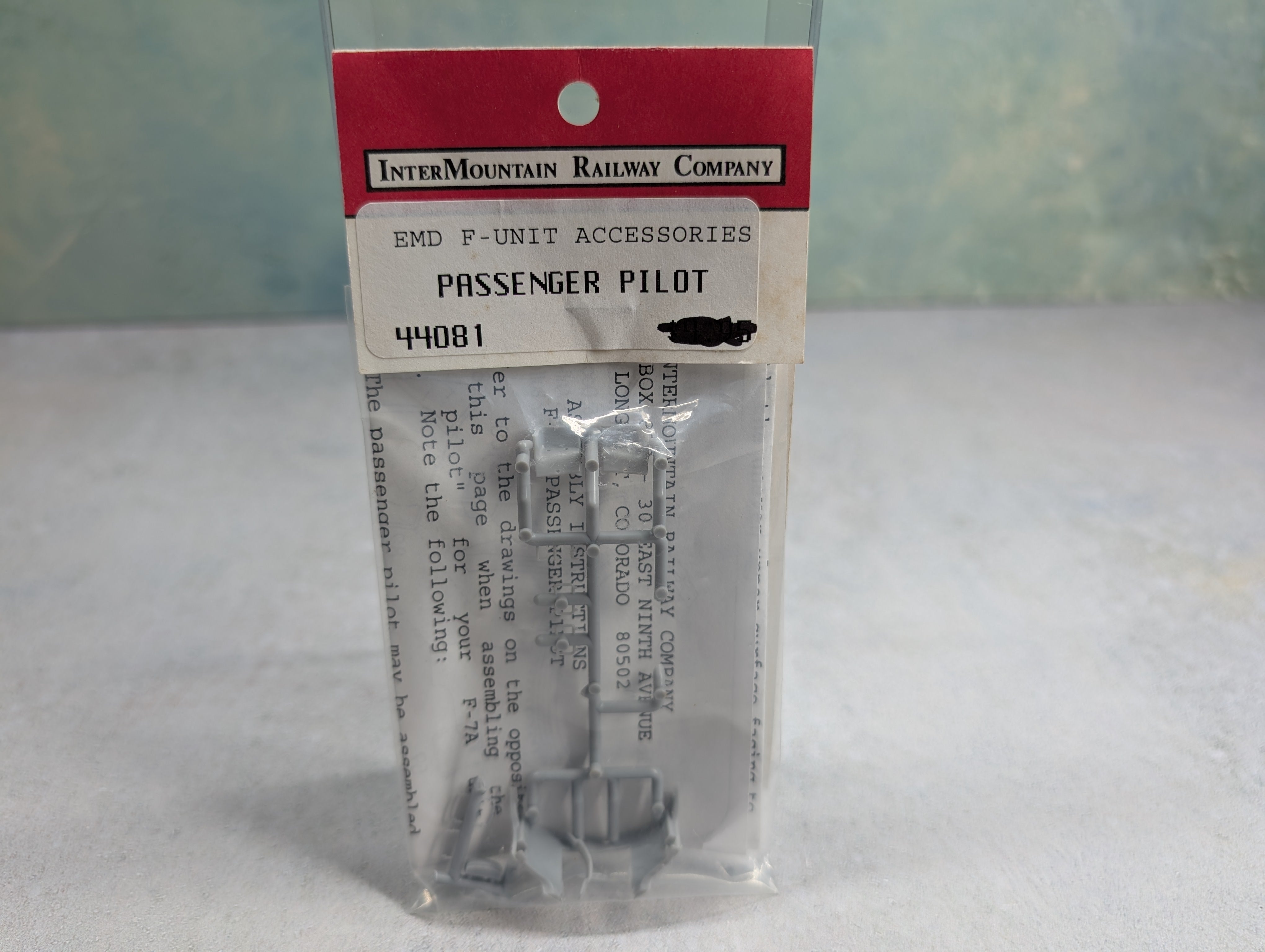 Intermountain 44081 HO Scale Passenger Pilot EMD F-Unit Accessories Gray