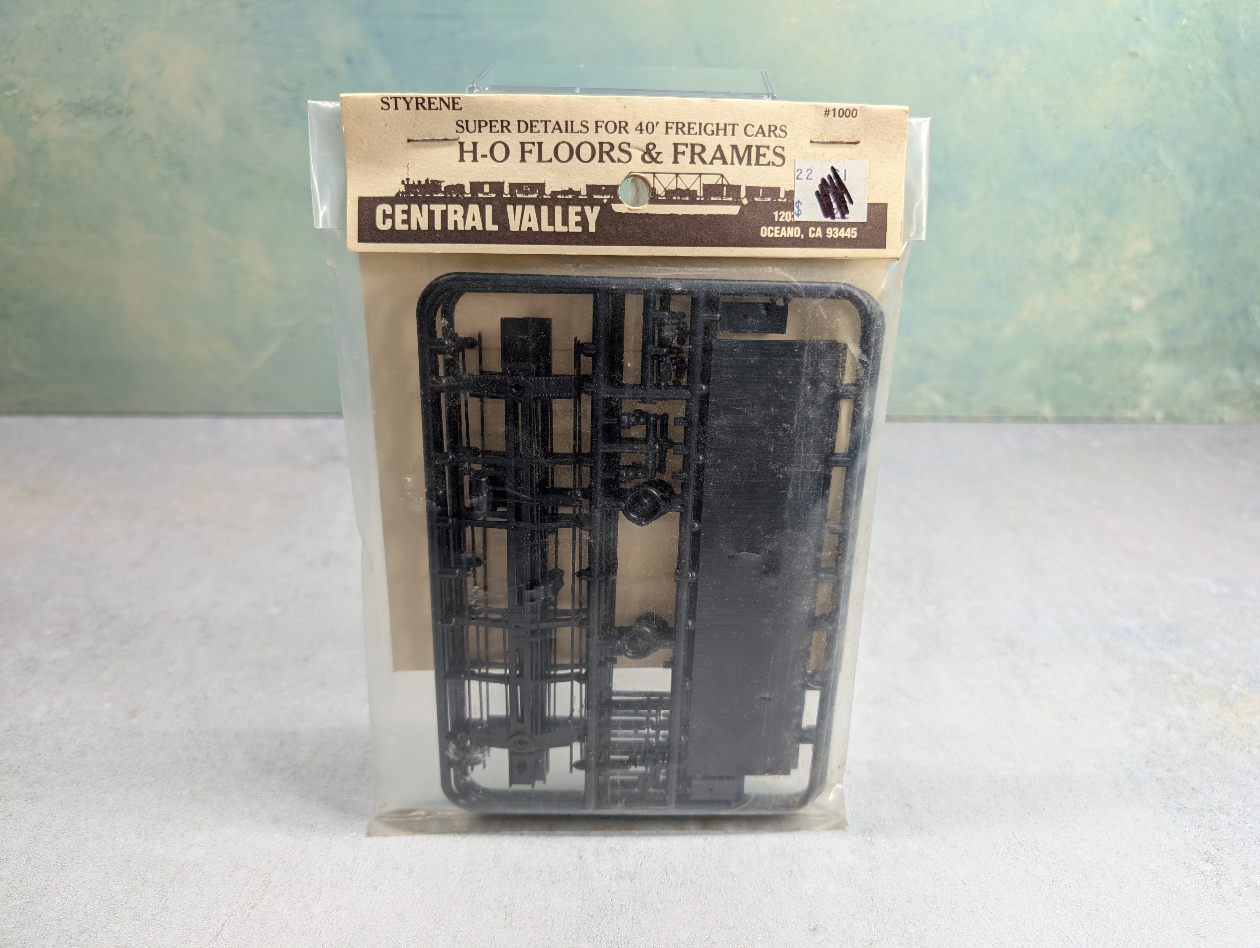 Central Valley 1000 HO Scale Floors & Frames for 40' Freight Cars