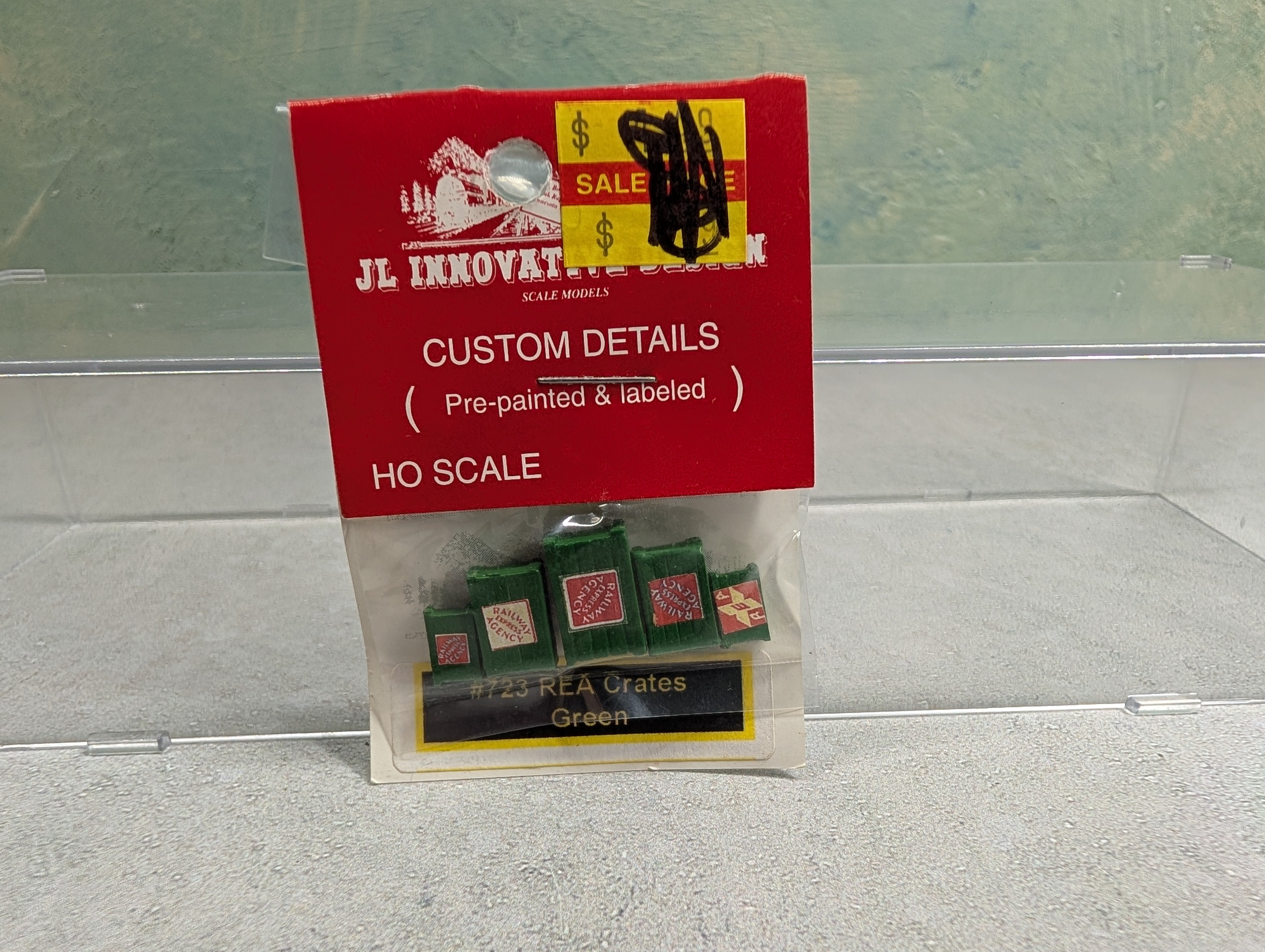 JL Innovative 723 HO Scale REA Crates Green (5 pcs)