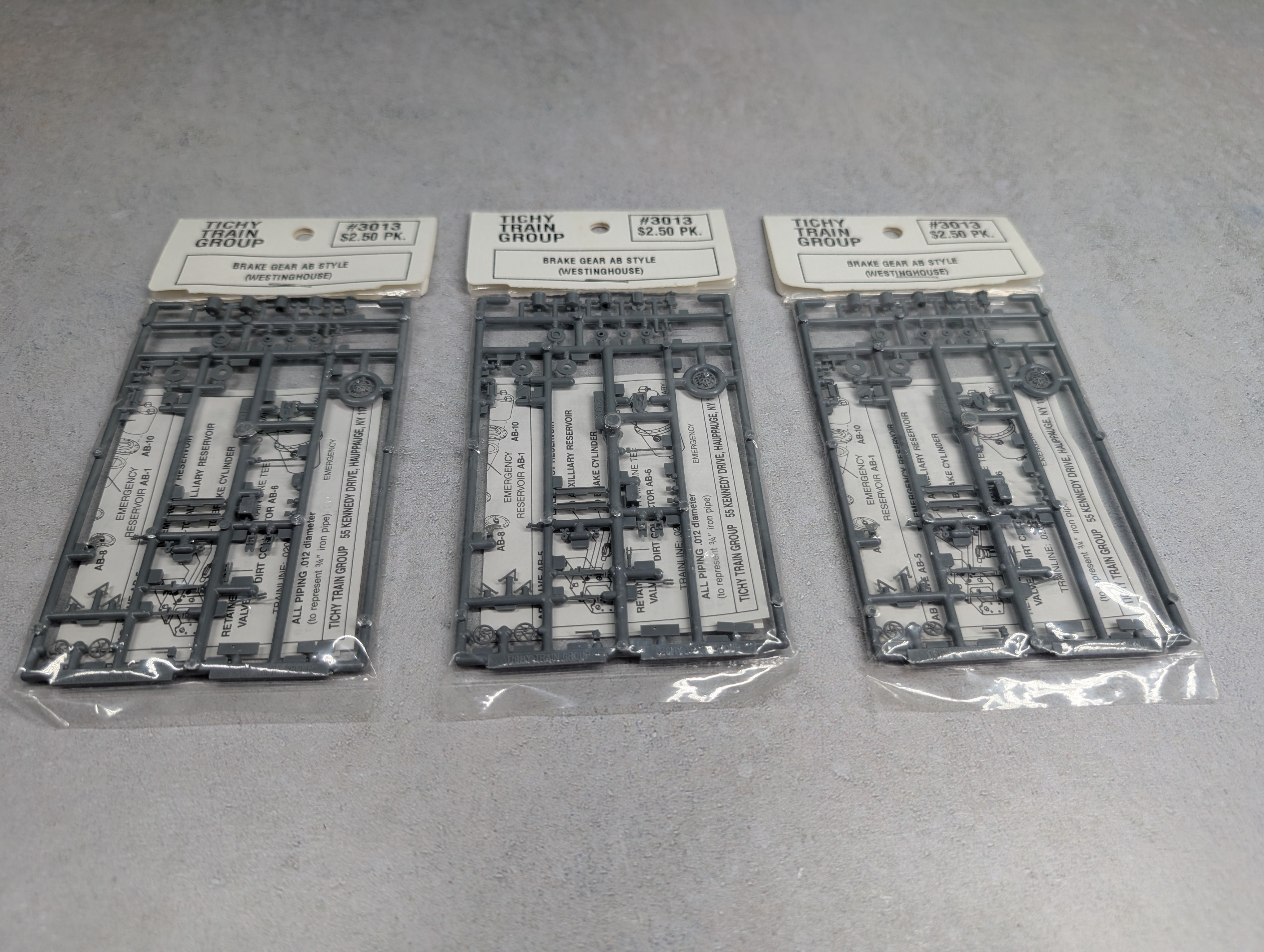 Tichy Train Group 3013 HO Scale Brake Gear AB Style Westinghouse