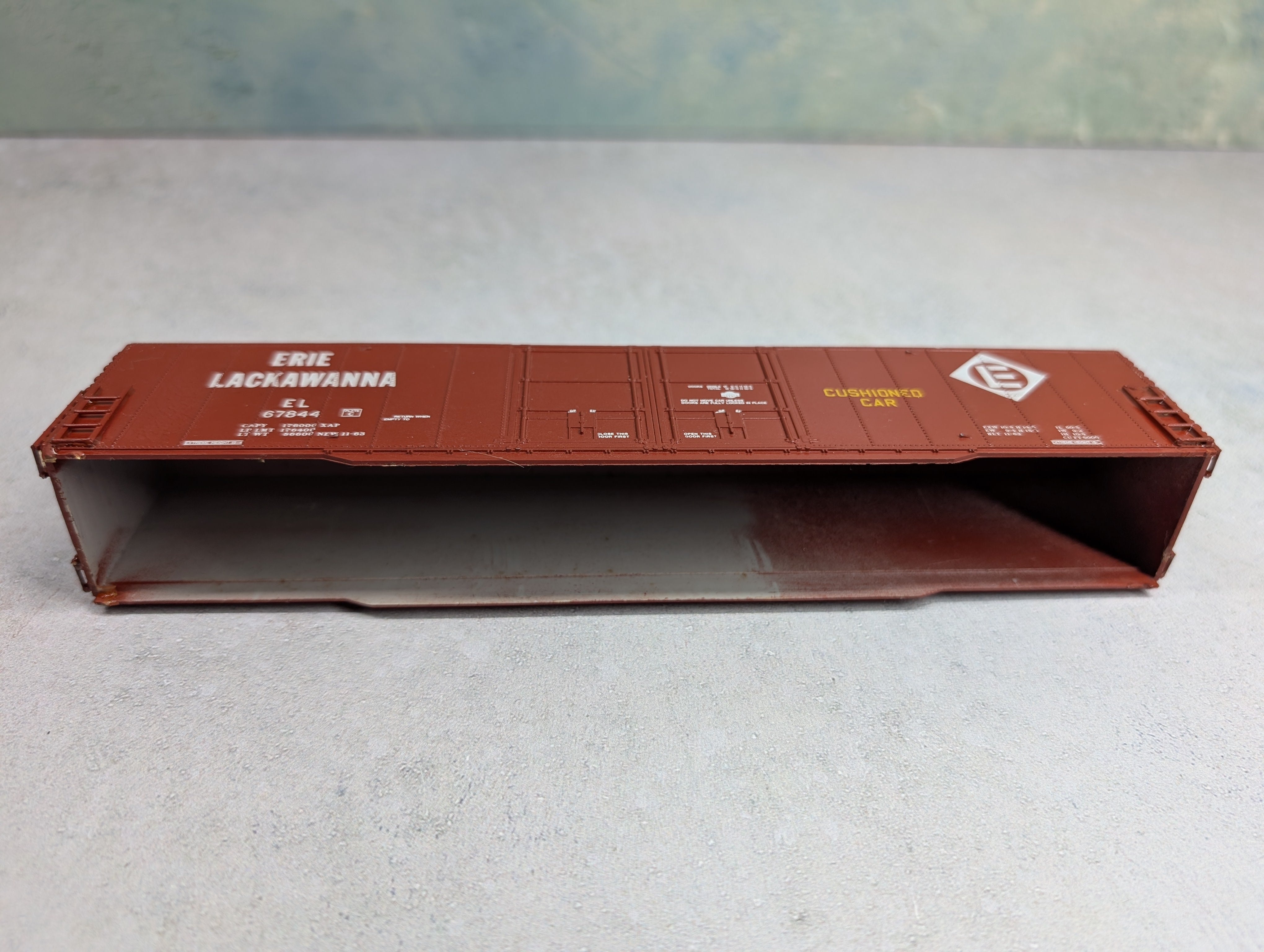 USED HO Scale 60' Box Car Erie Lackawanna EL #67844