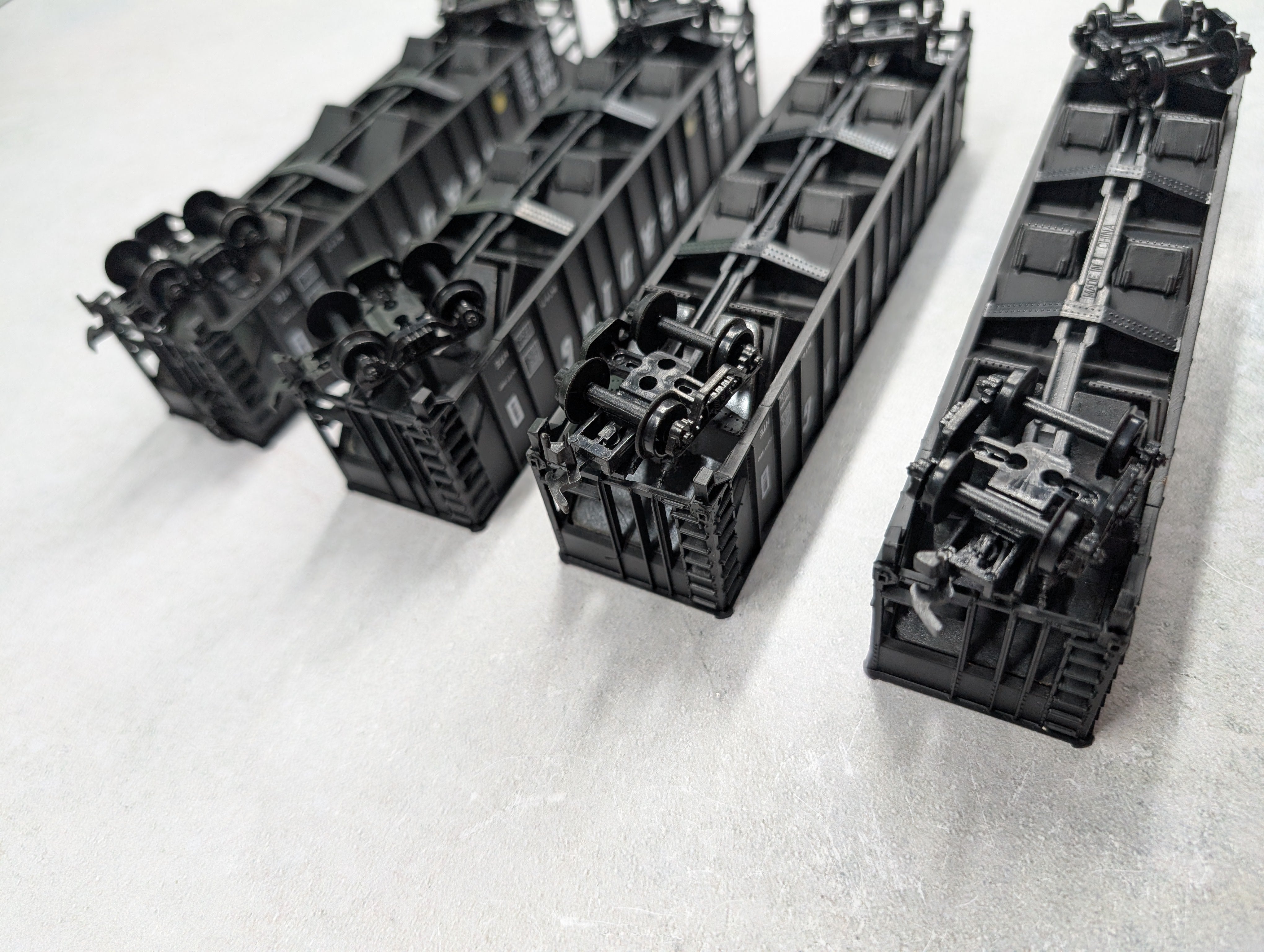 USED Life-Like HO Scale 100 Ton Hopper Reading RDG #41442 (4 pcs)