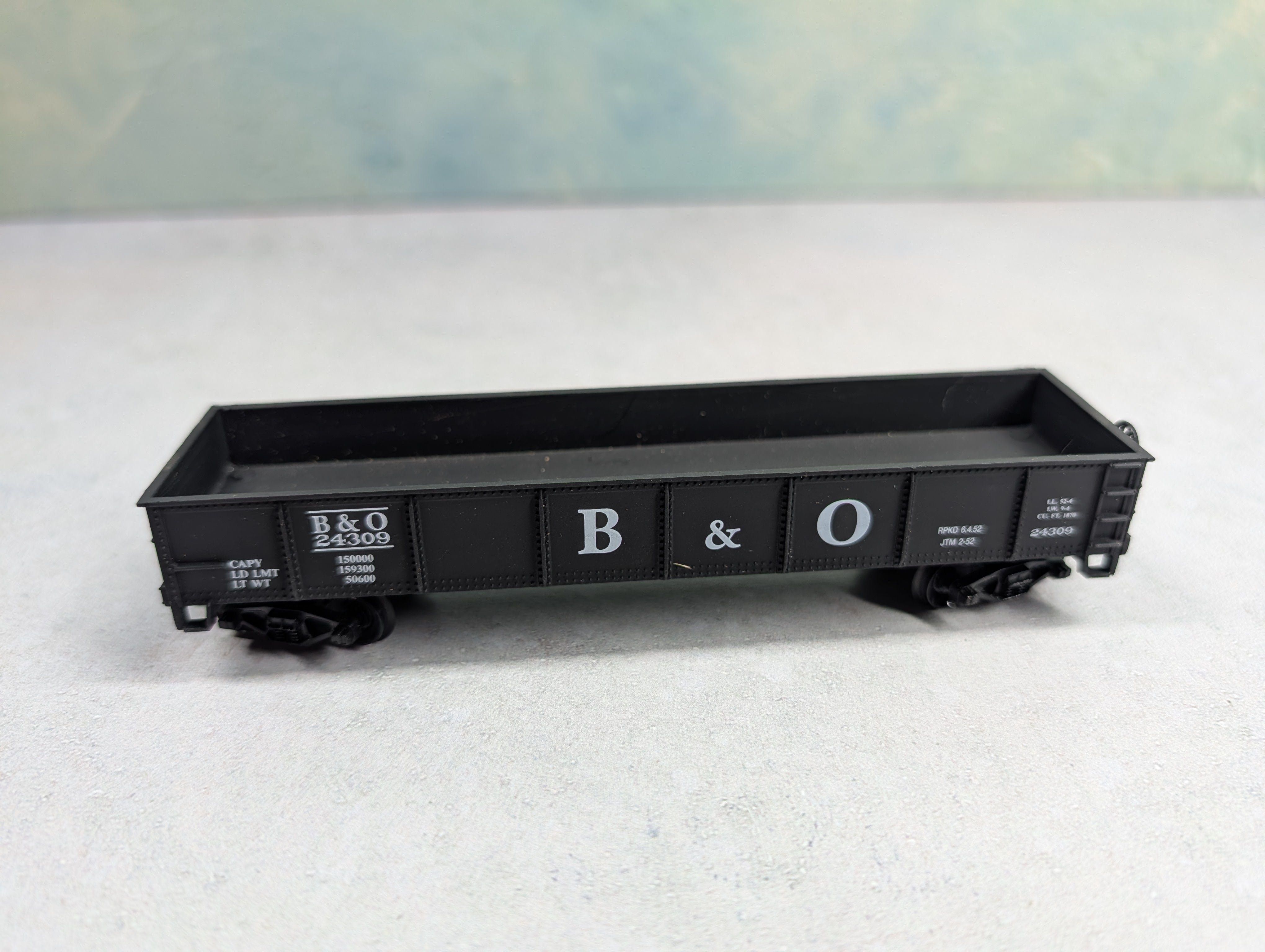 USED Life-Like HO Scale 40' Gondola Baltimore and Ohio B&O #24309