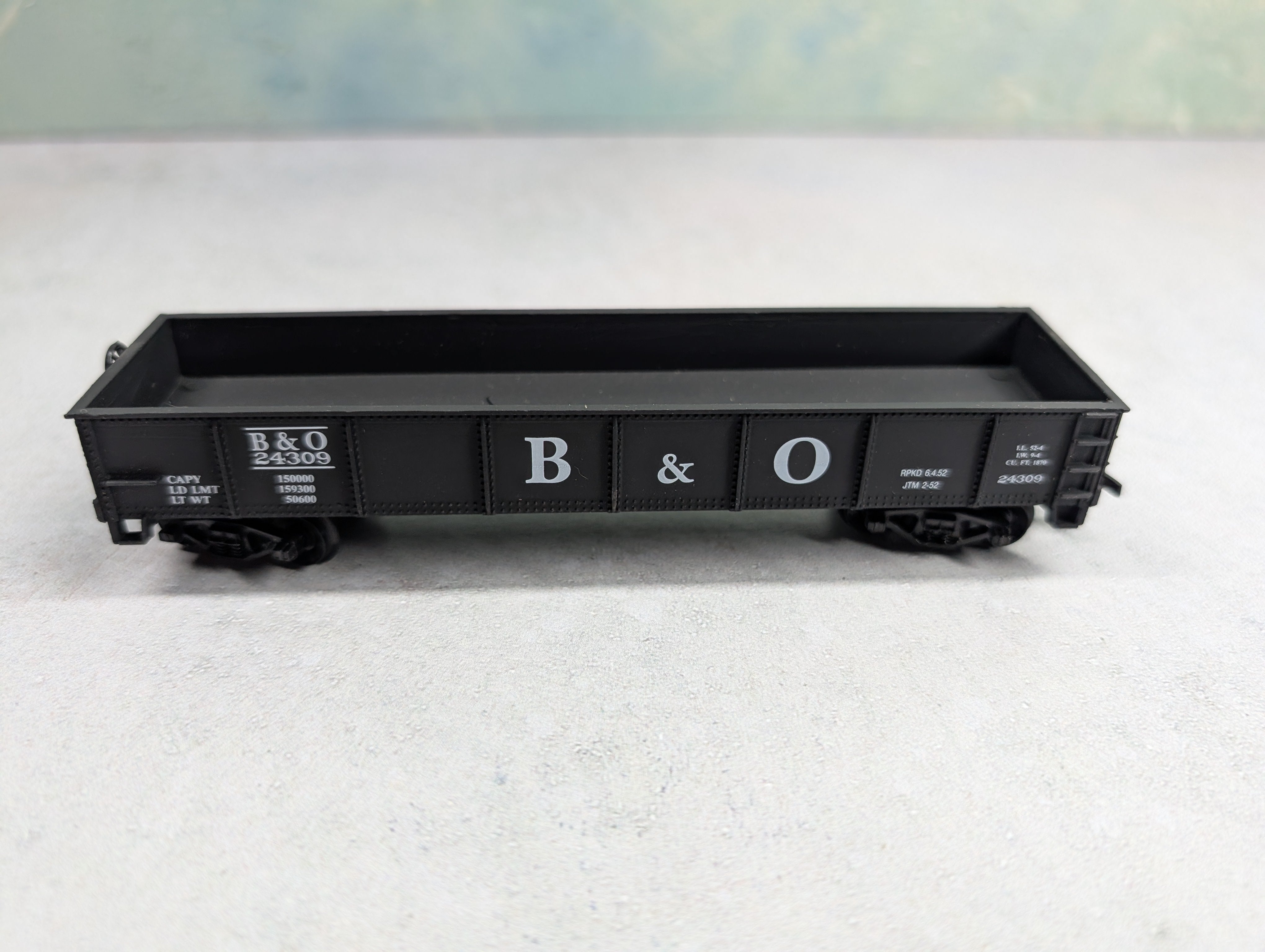 USED Life-Like HO Scale 40' Gondola Baltimore and Ohio B&O #24309