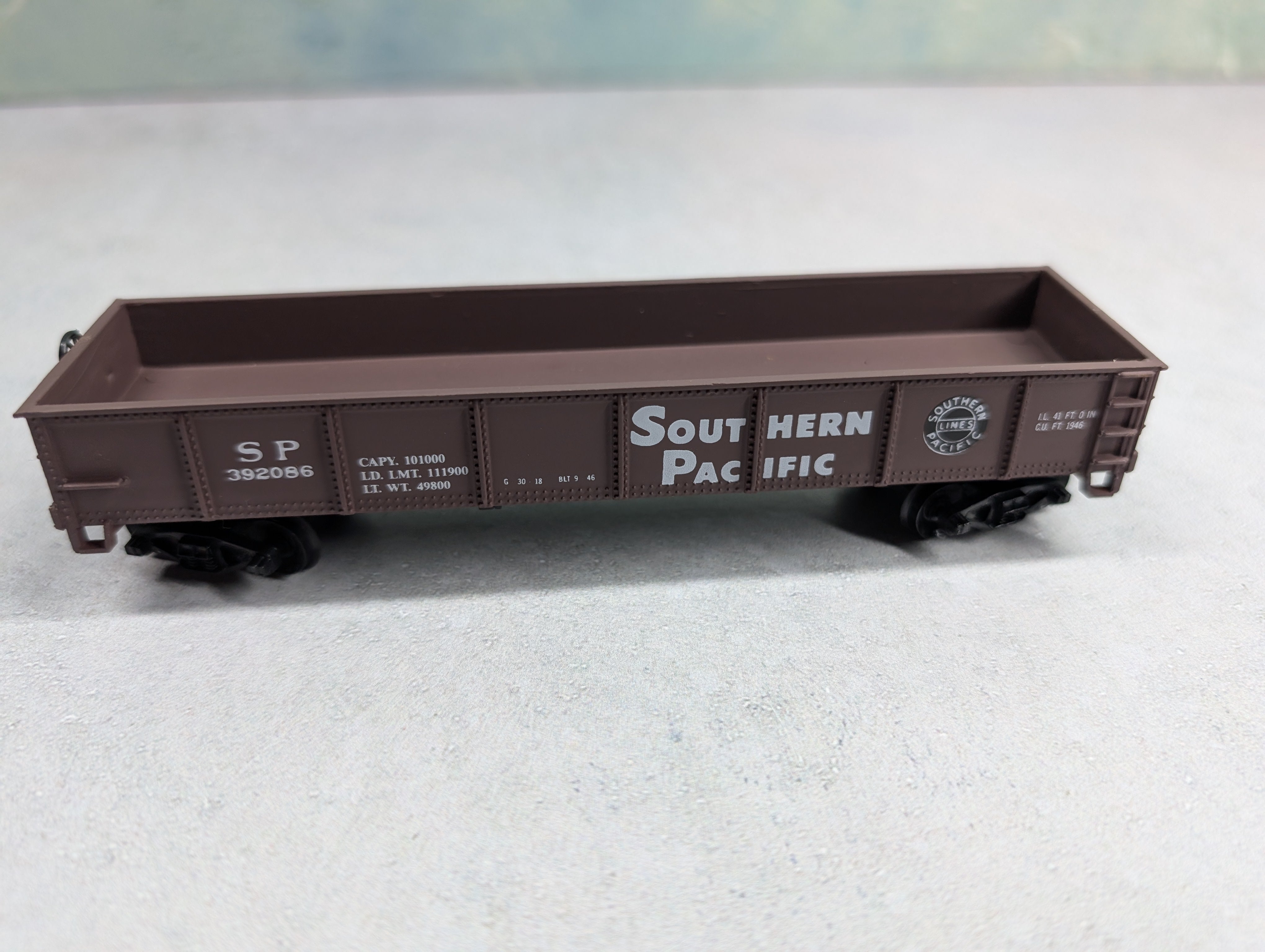 USED Life-Like HO Scale 40' Gondola Southern Pacific SP #392086
