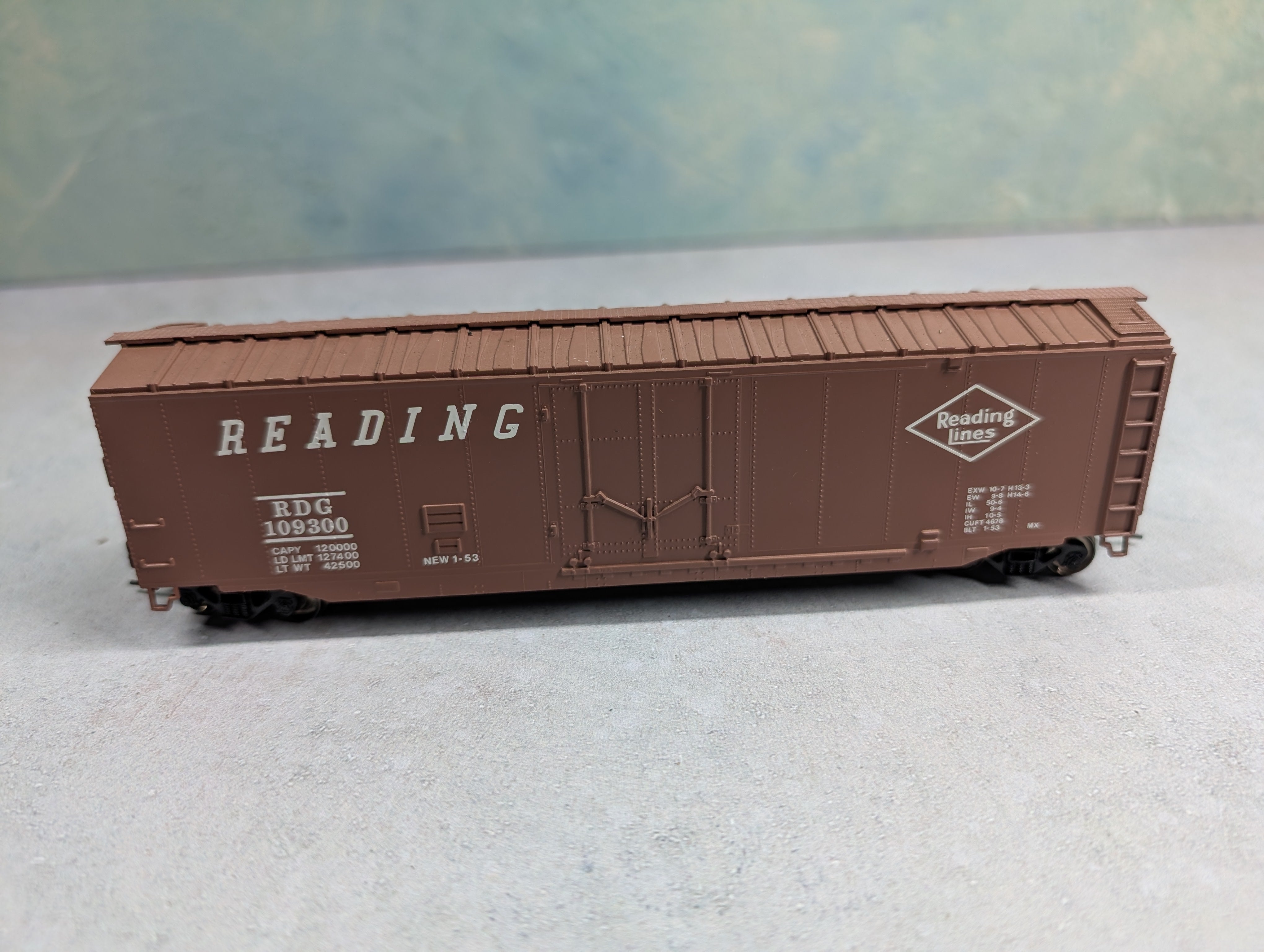USED Bachmann HO Scale 50' Box Car Reading RDG #109300