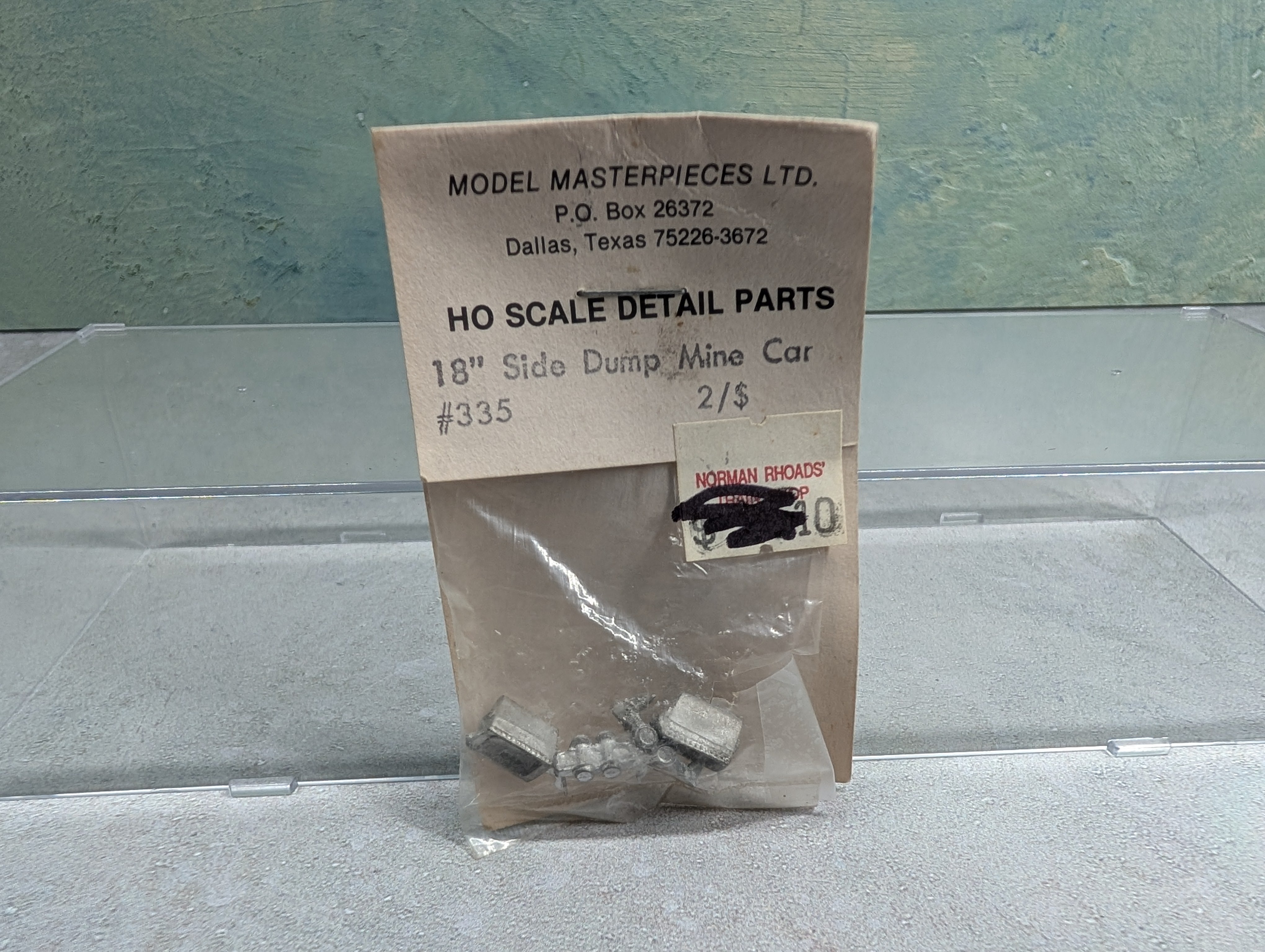 Model Masterpieces LTD 335 HO Scale 18" Side Dunp Mine Car