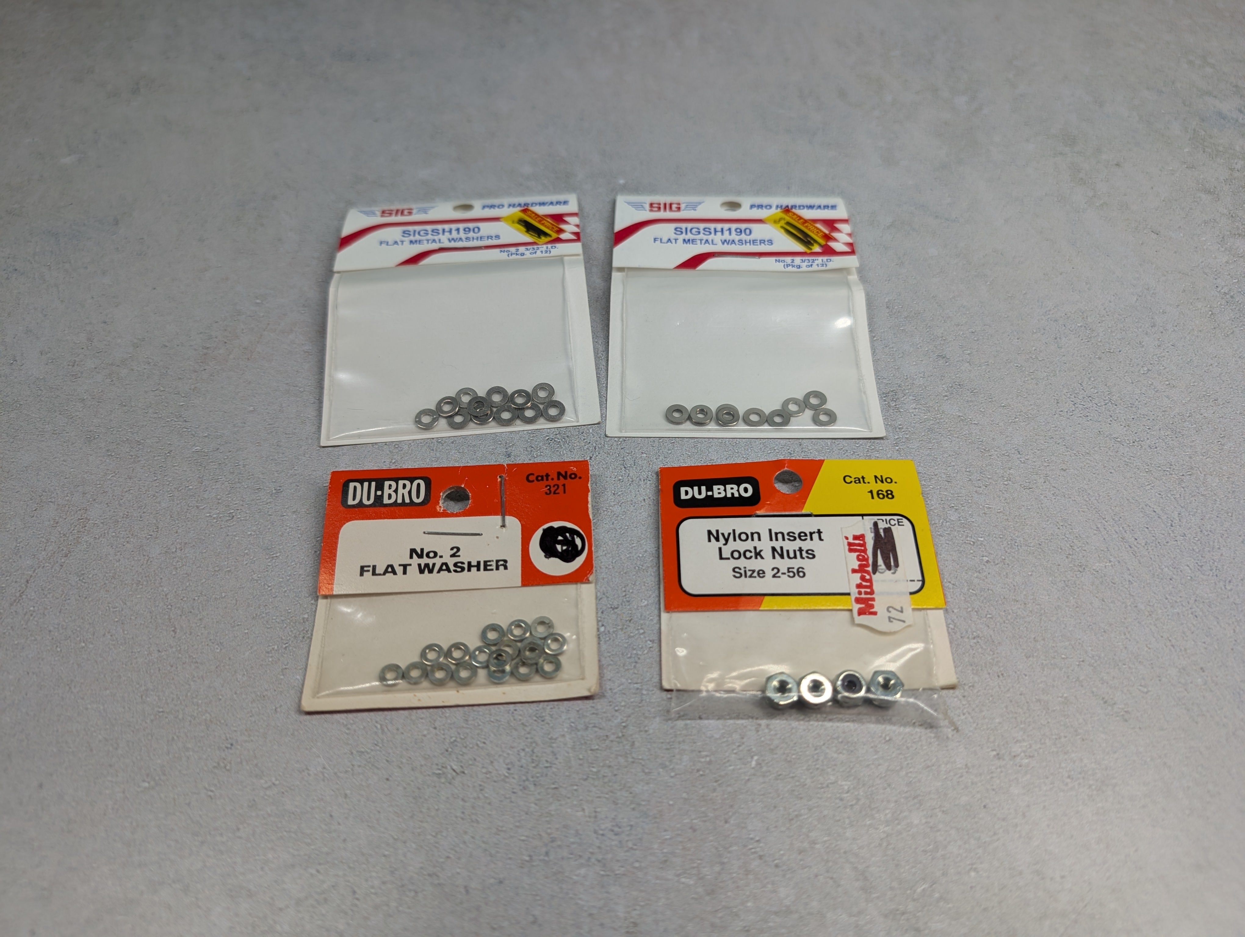 Du-Bro HO Scale Lot of Washers