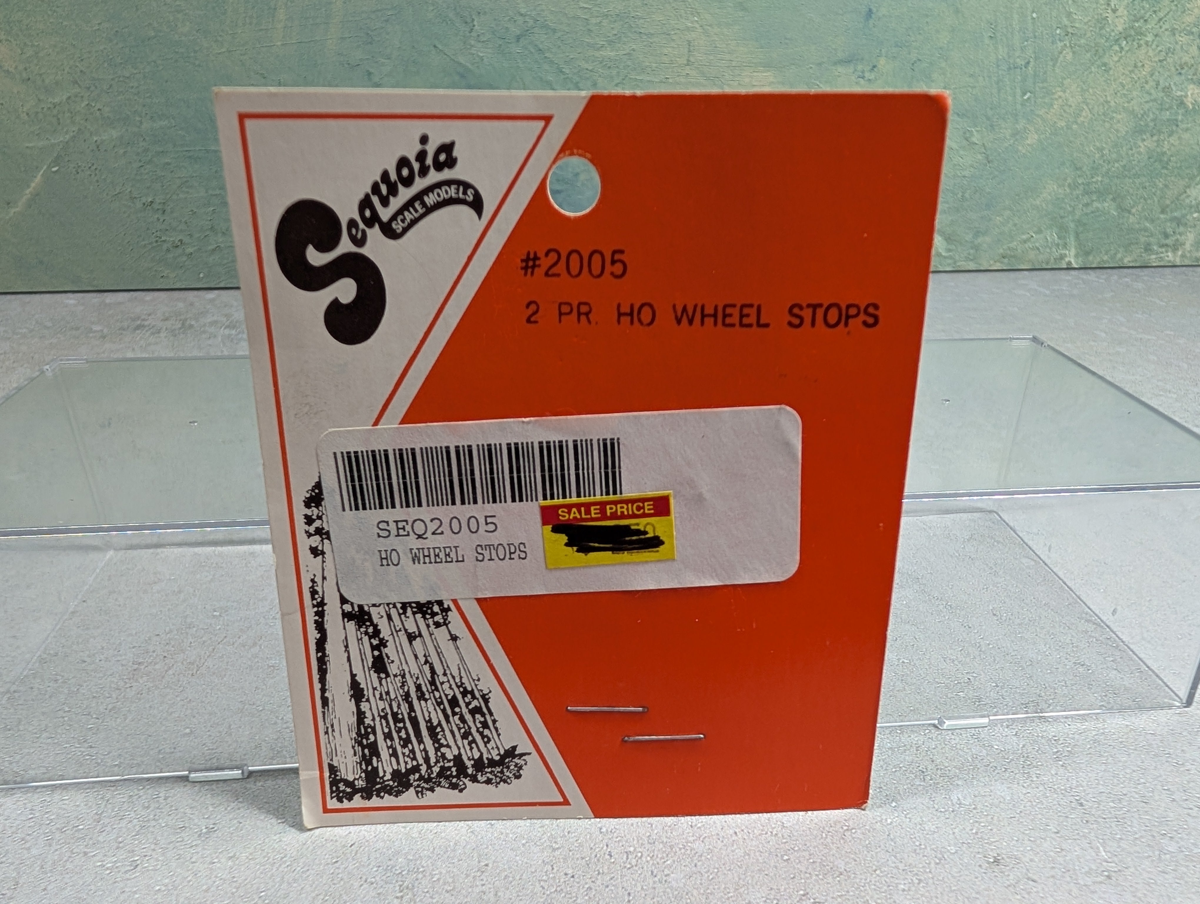 Sequoia Scale Models 2005 HO Scale Metal Wheel Stops, Detail Parts (4 pcs)