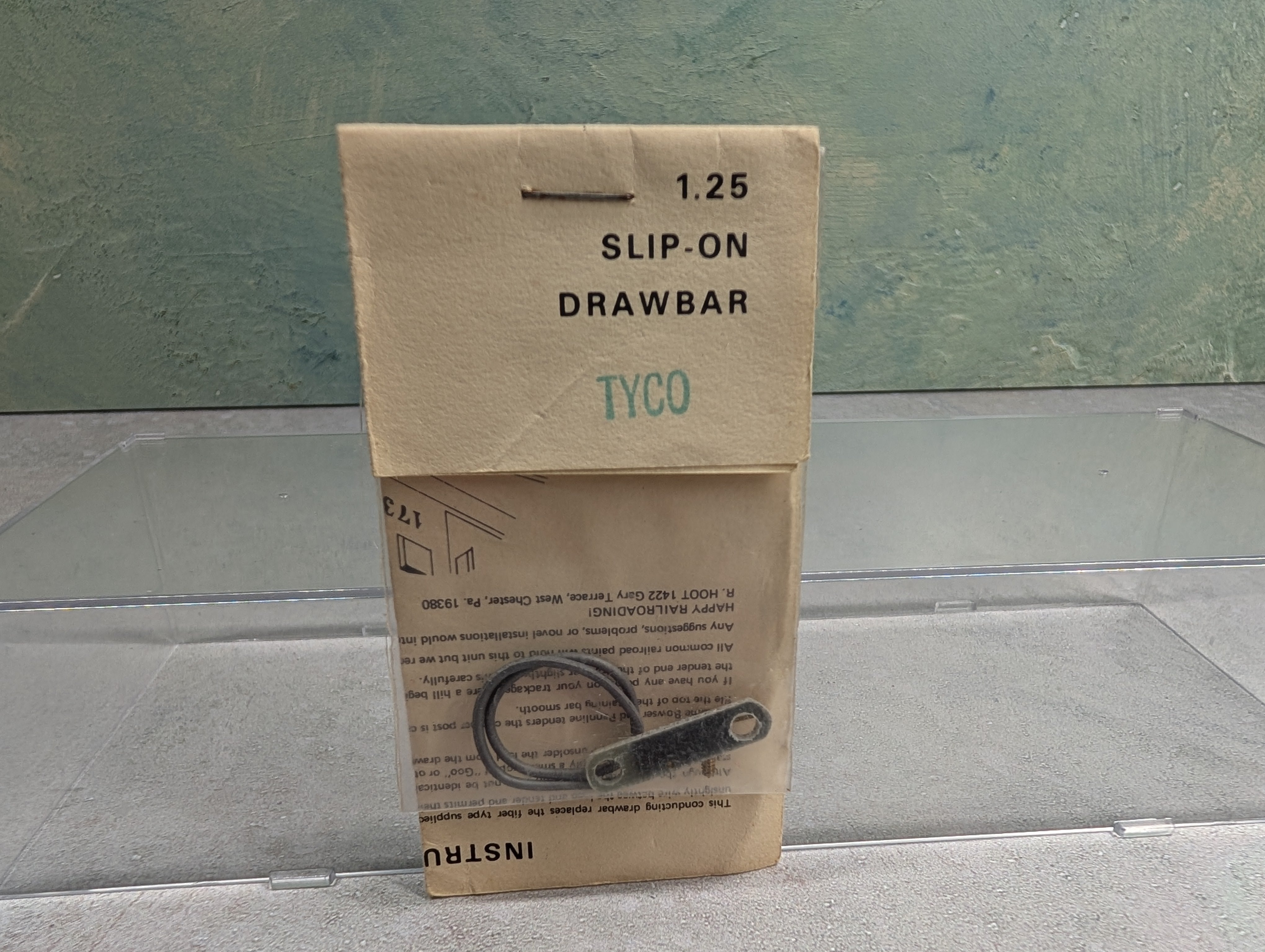HO Scale Slip-On Draw Bar for Steam Engines