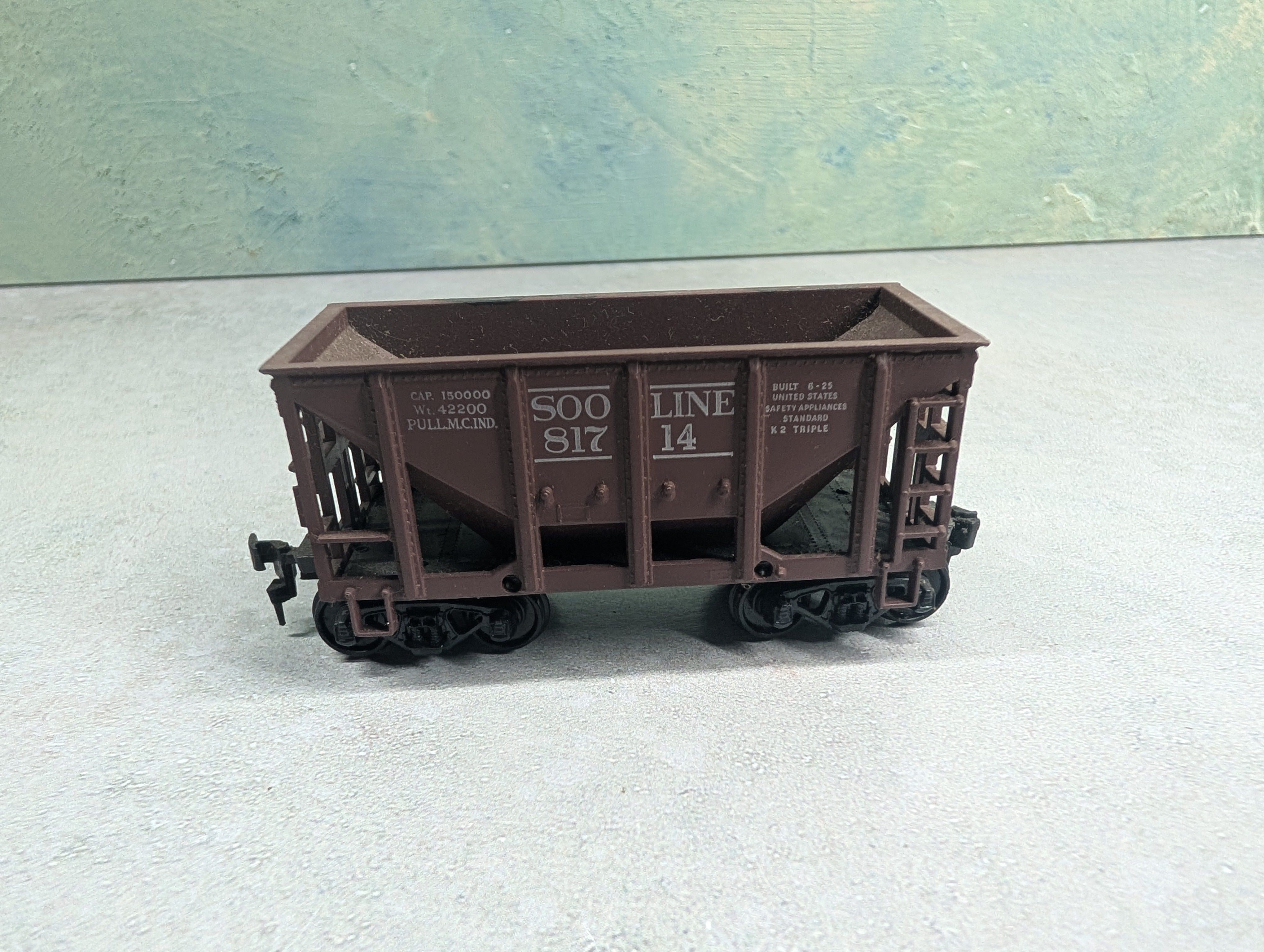 USED Roundhouse 1411 HO Scale Ore Car Soo Line #81714 KIT