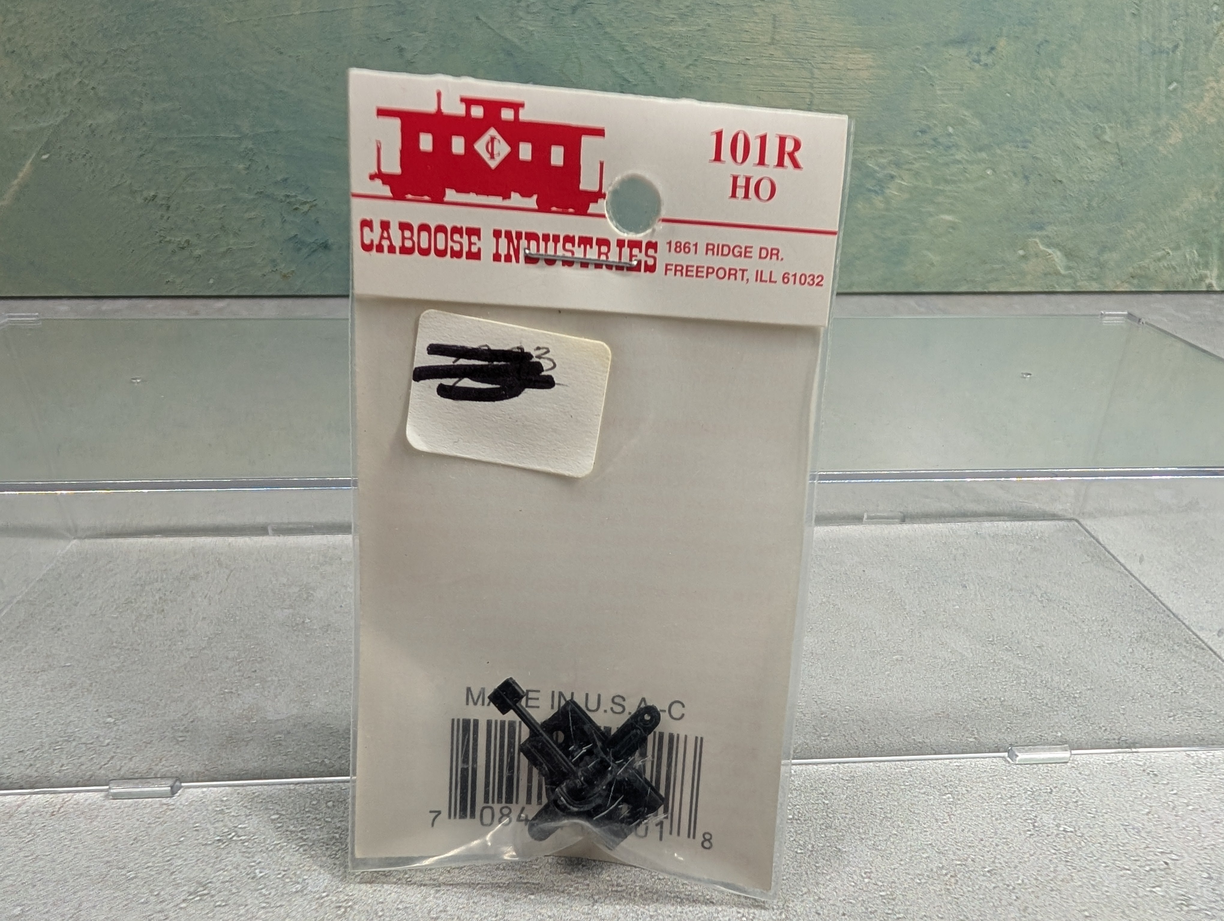 Caboose Industries 101R HO Scale Operating Ground Throw, Rigid .190" Travel