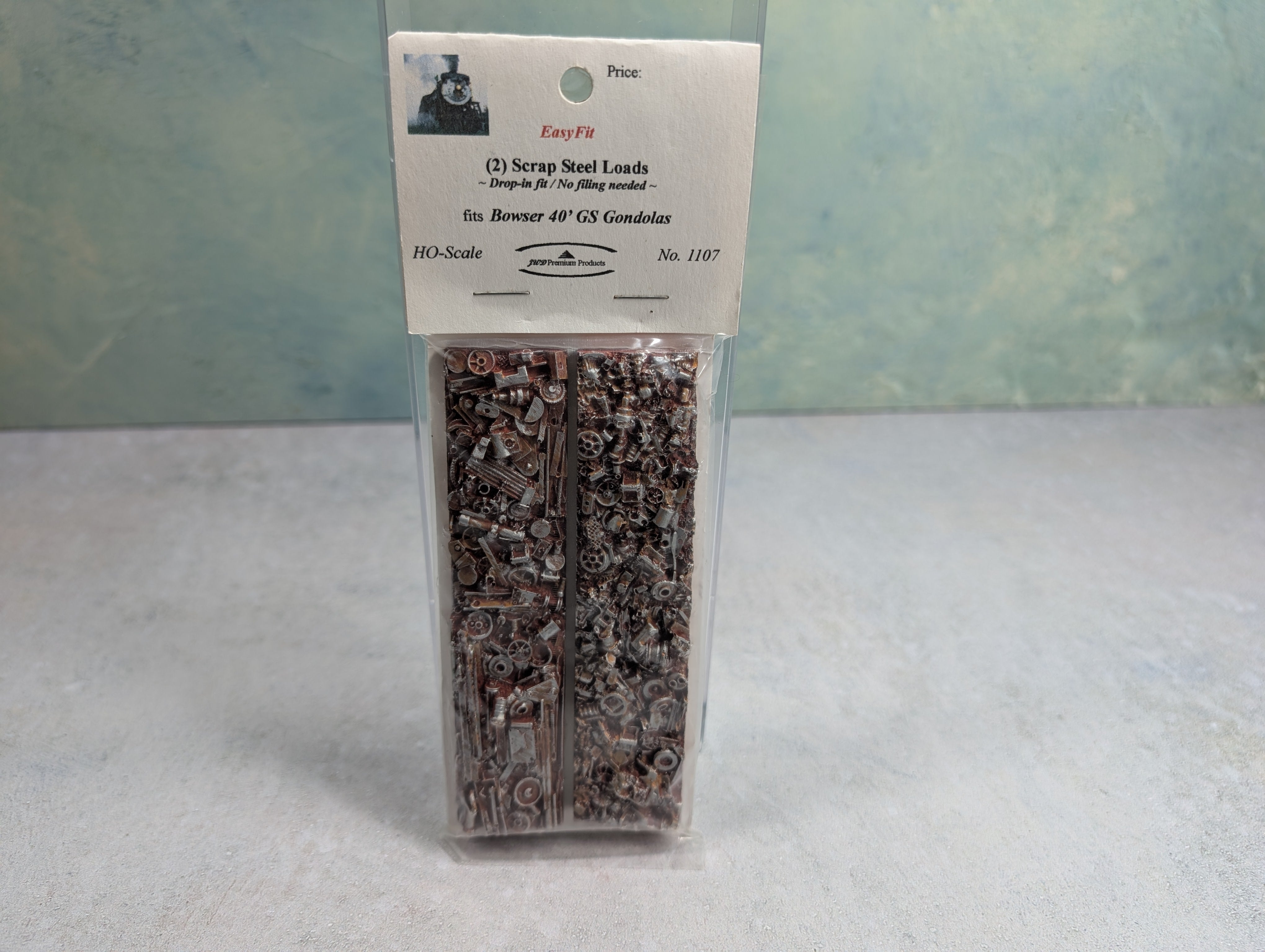JWD Premium Products 1107 HO Scale Scrap Steel Loads for Bowser 40' GS Gondolas (2 pcs)