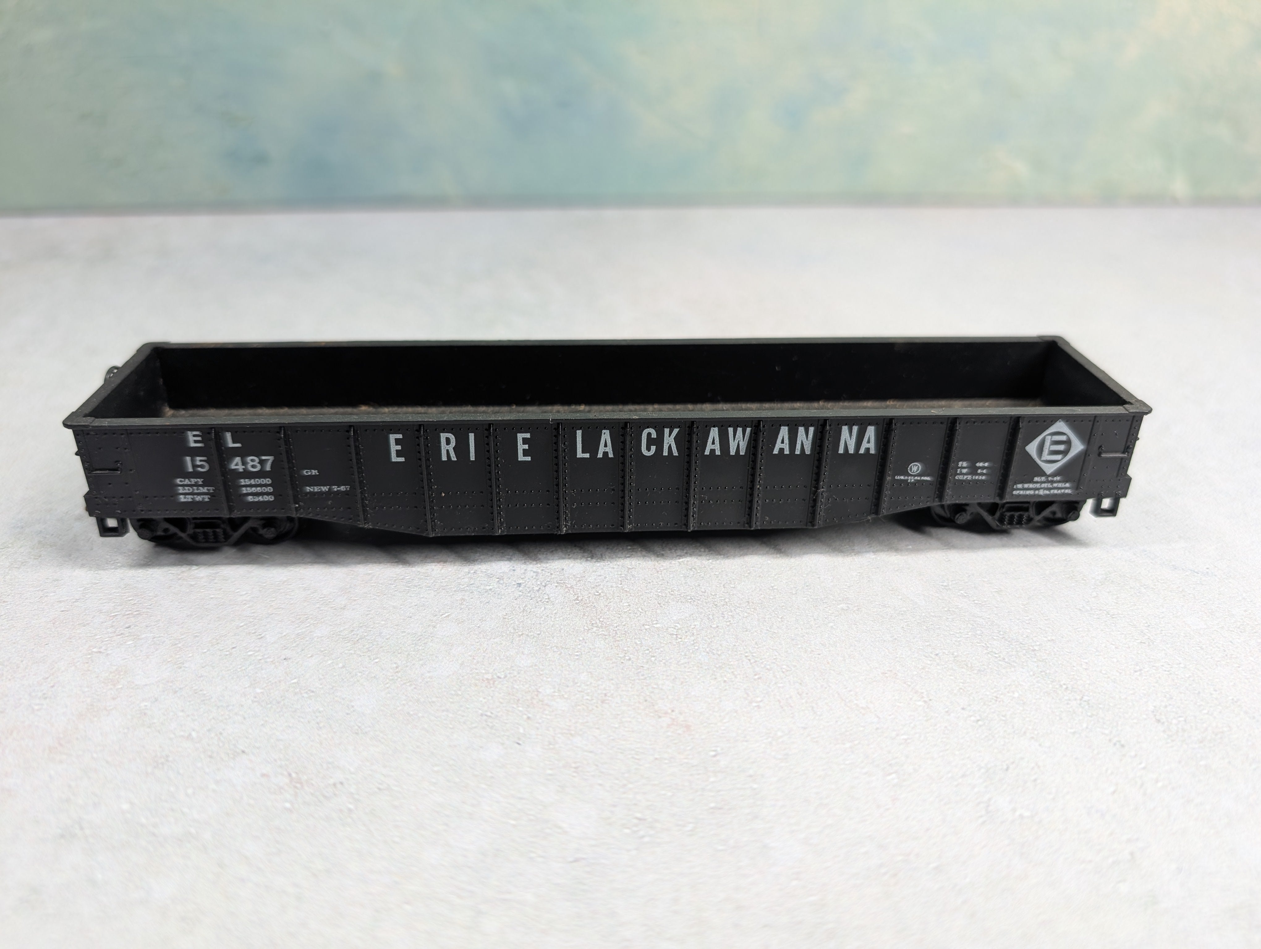 USED Athearn HO Scale Gondola Erie Lackawanna EL #15487