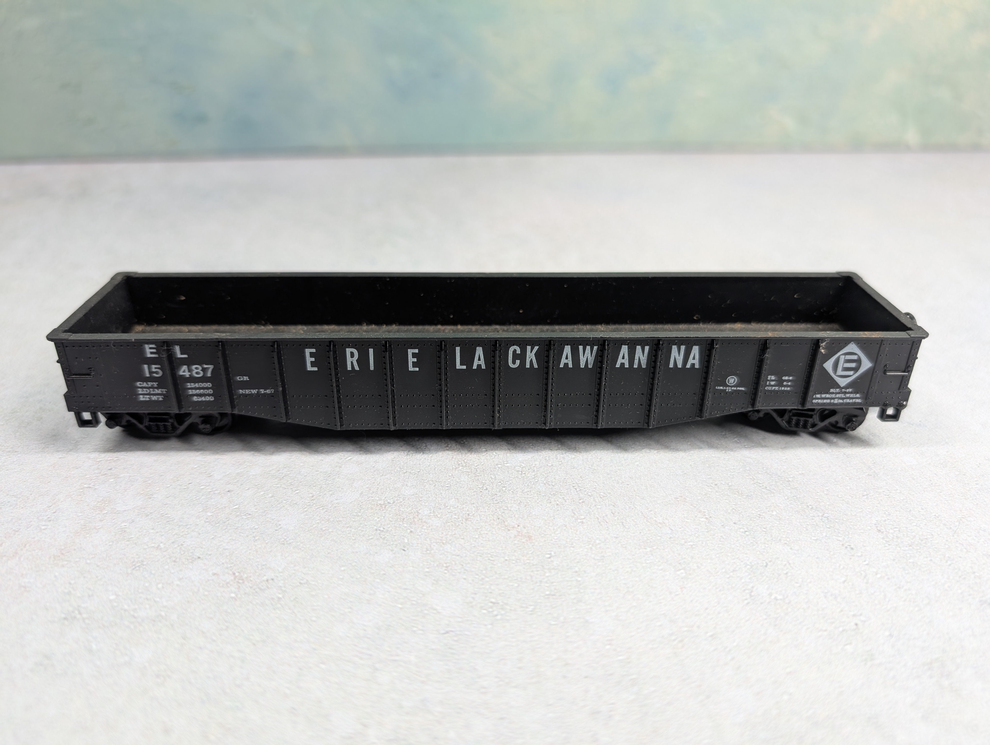 USED Athearn HO Scale Gondola Erie Lackawanna EL #15487