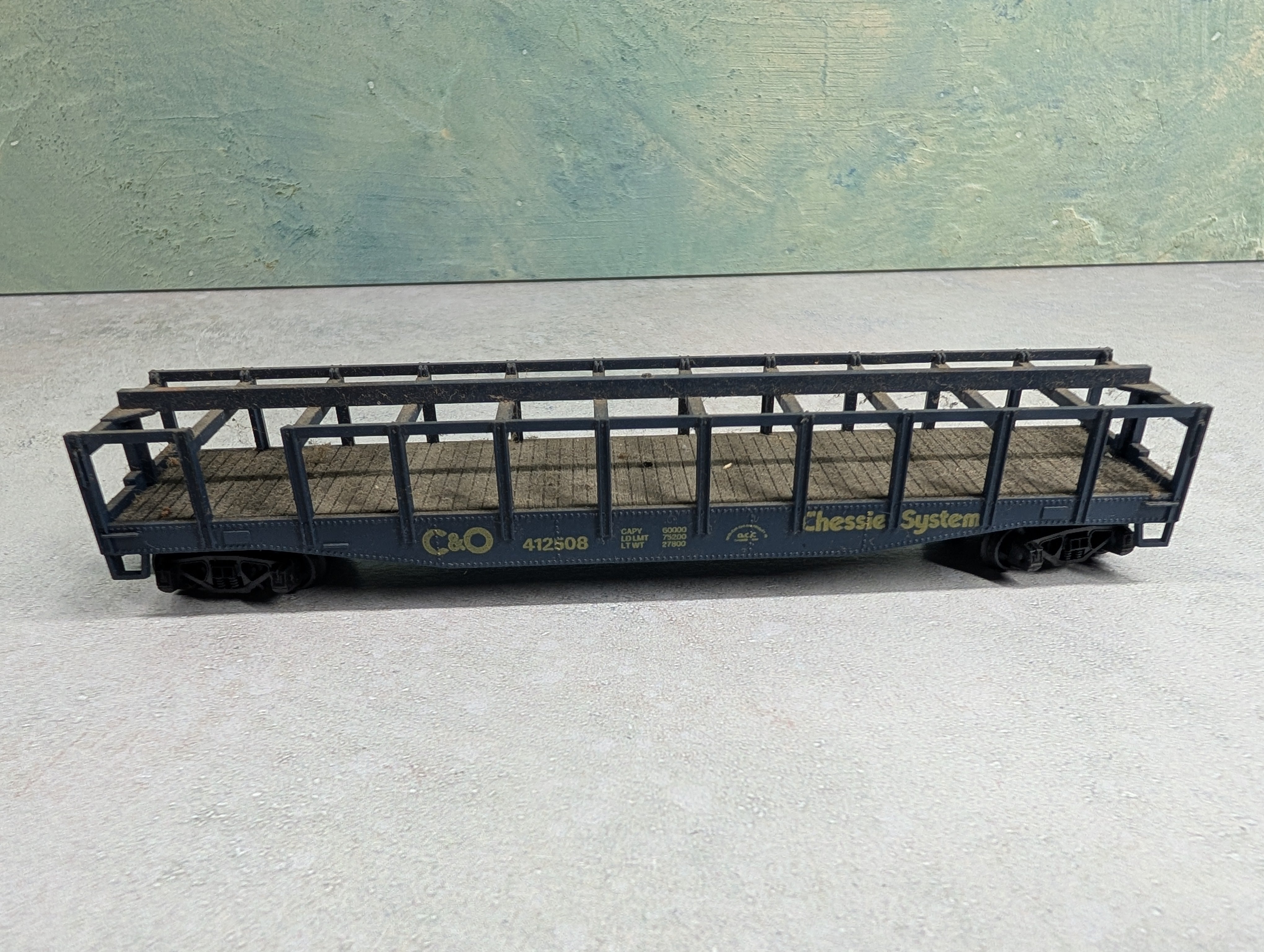 USED Roco HO Scale Calcium Carbide Container Car Chessie System C&O #412508