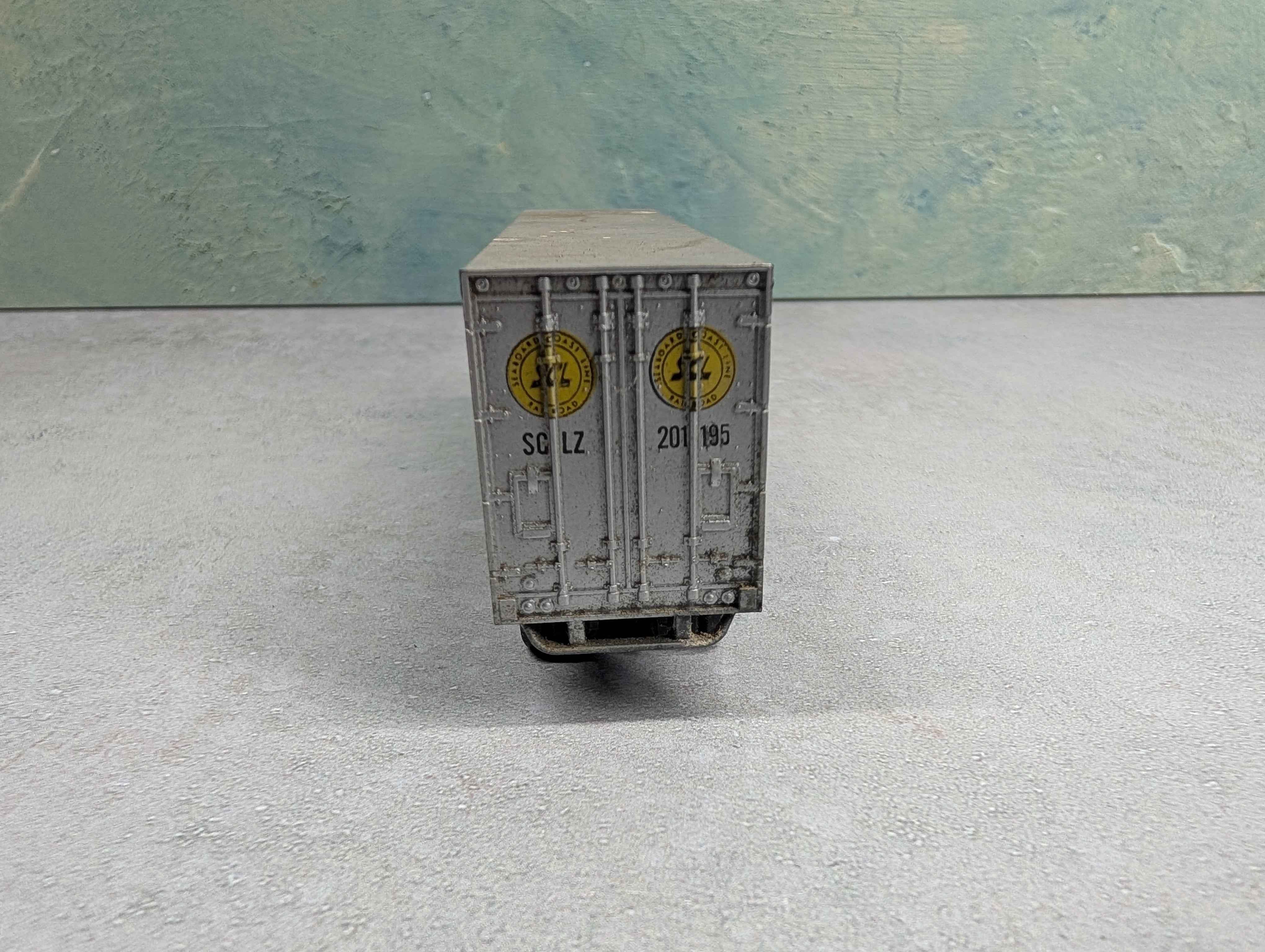 USED HO Scale 40' Trailer Seaboard Coast Line SCLZ #201195 Weathered