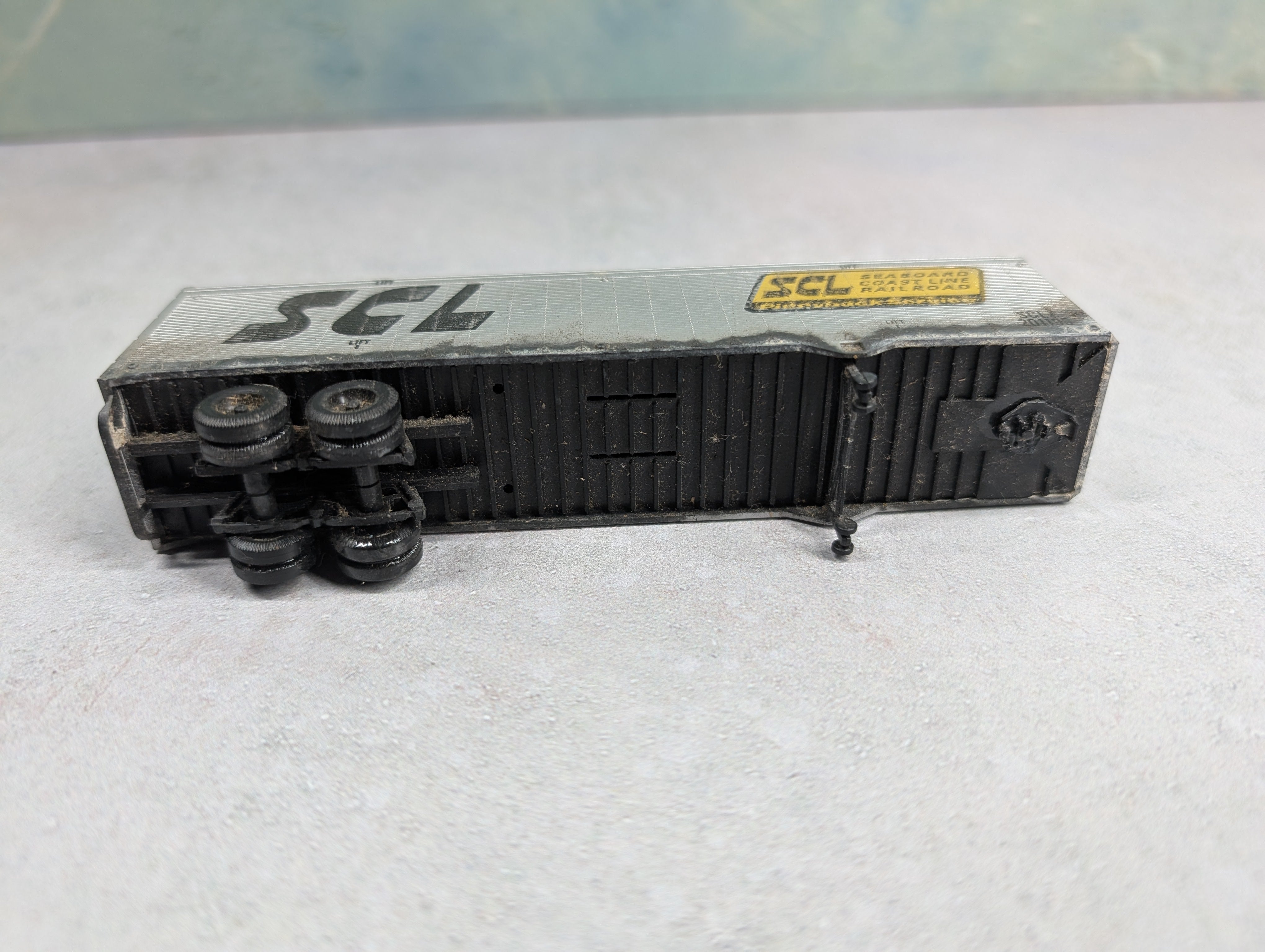 USED HO Scale 40' Trailer Seaboard Coast Line SCLZ #201195 Weathered