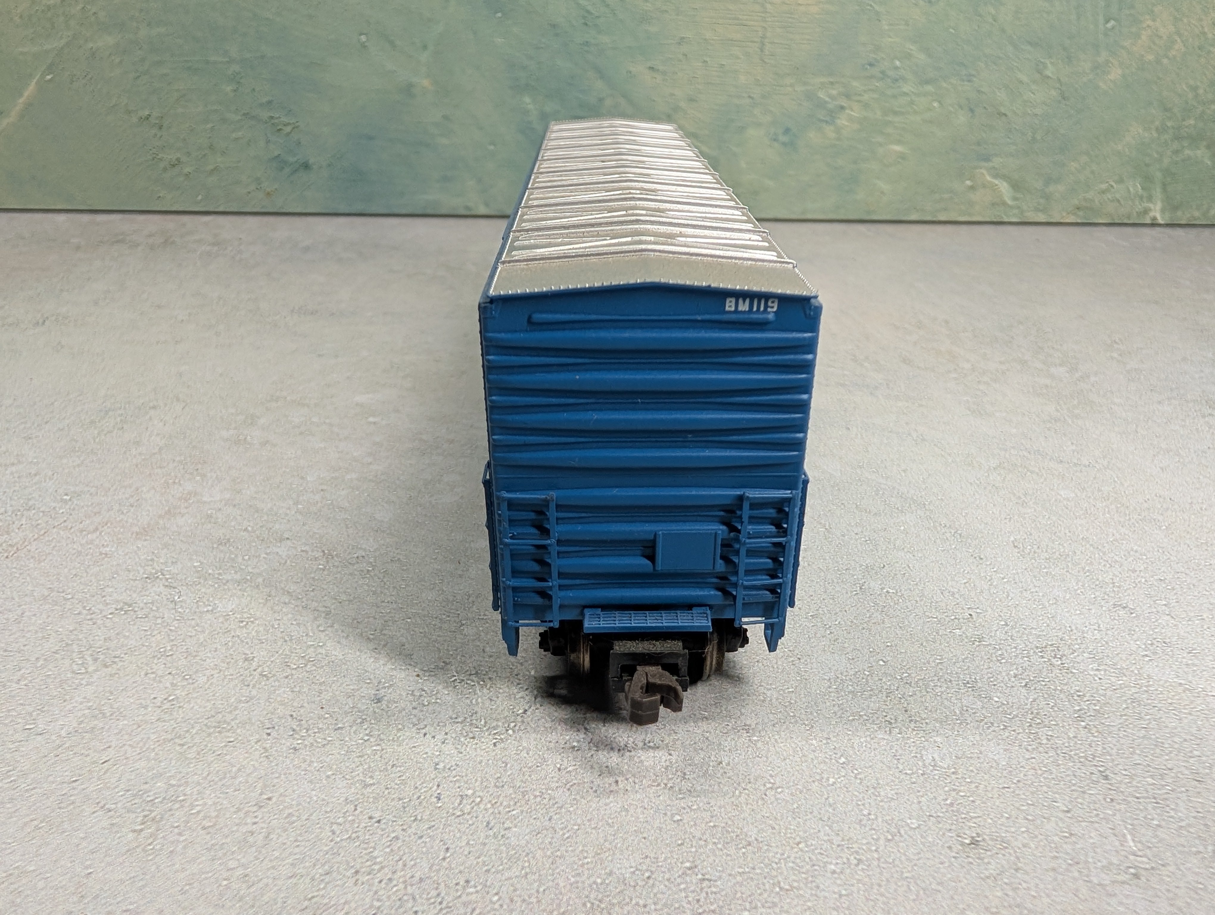 USED Atlas HO Scale 53' Dual Air Pak DD Box Car Boston & Maine BM #119
