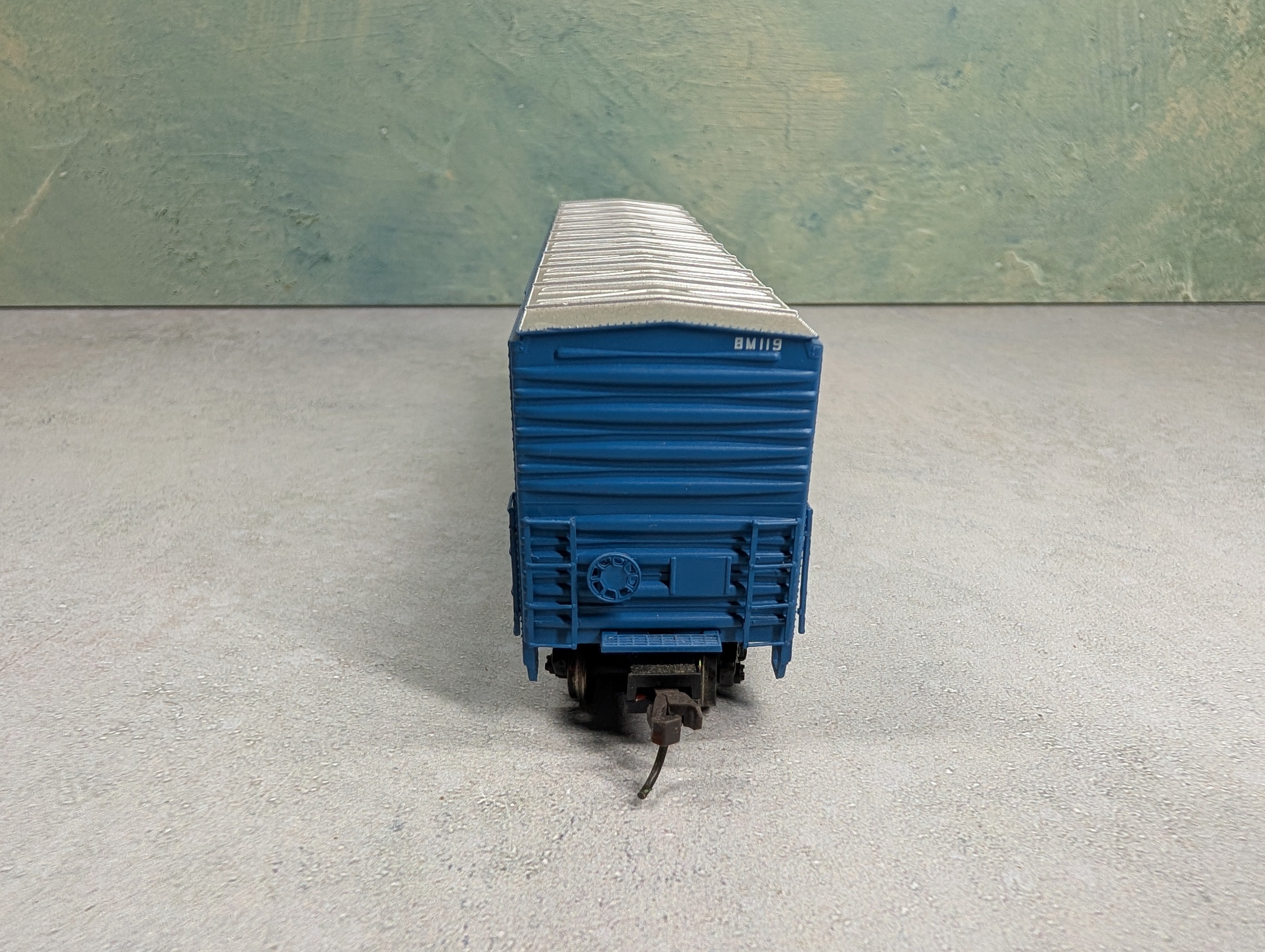 USED Atlas HO Scale 53' Dual Air Pak DD Box Car Boston & Maine BM #119