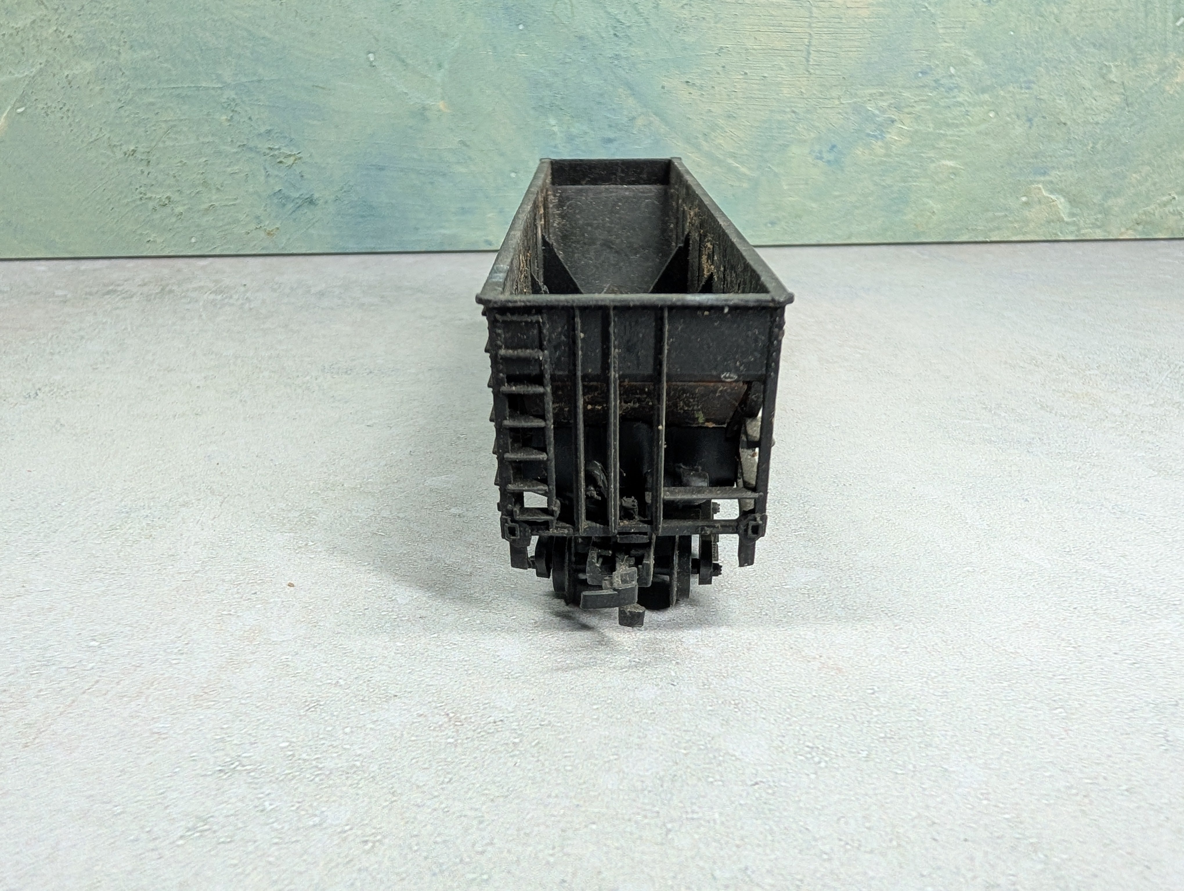 USED HO Scale 3 Bay Open Hopper Reading RDG #483763