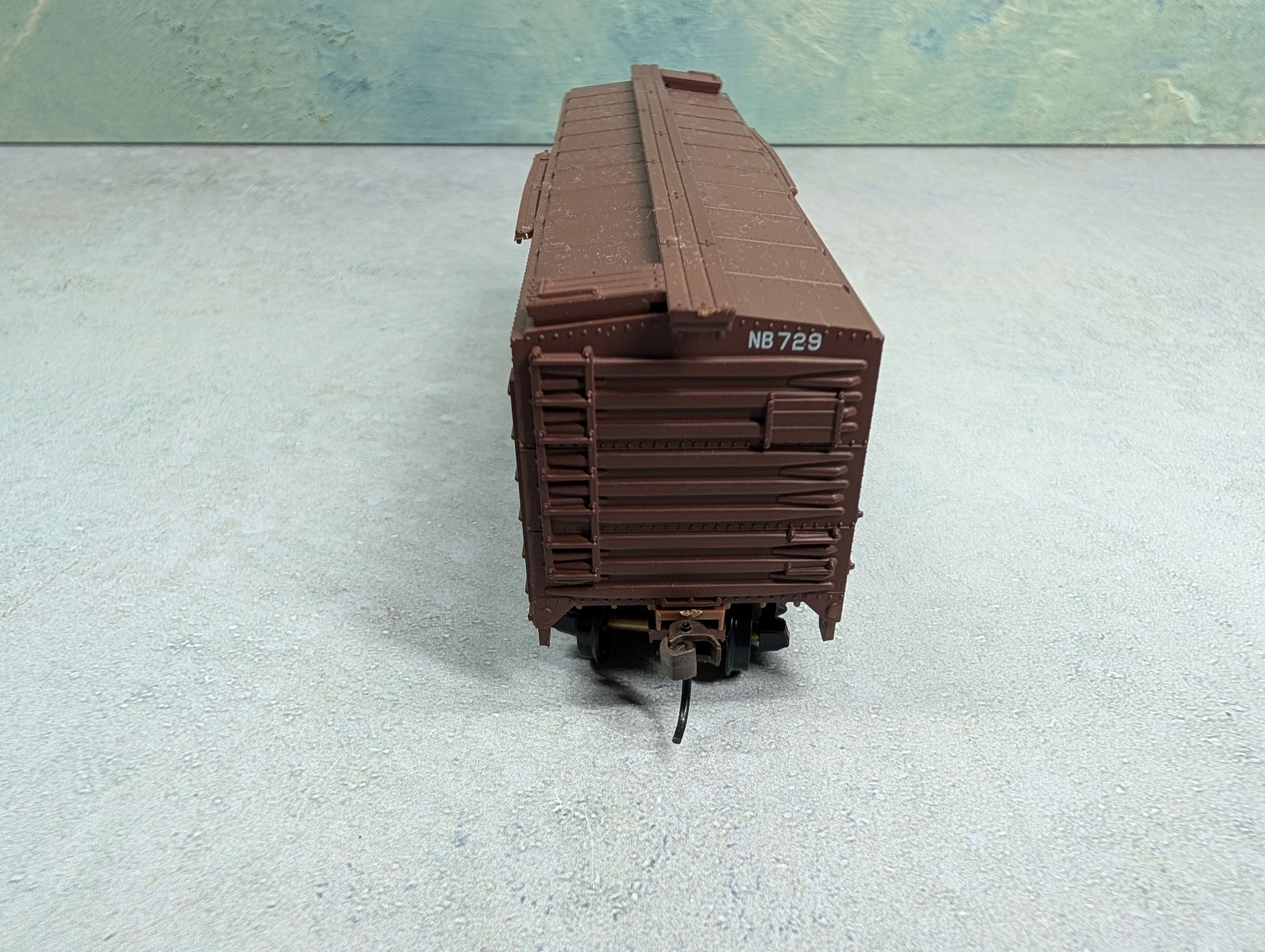 USED Walthers HO Scale 40' Box Car Northampton and Bath NB #729