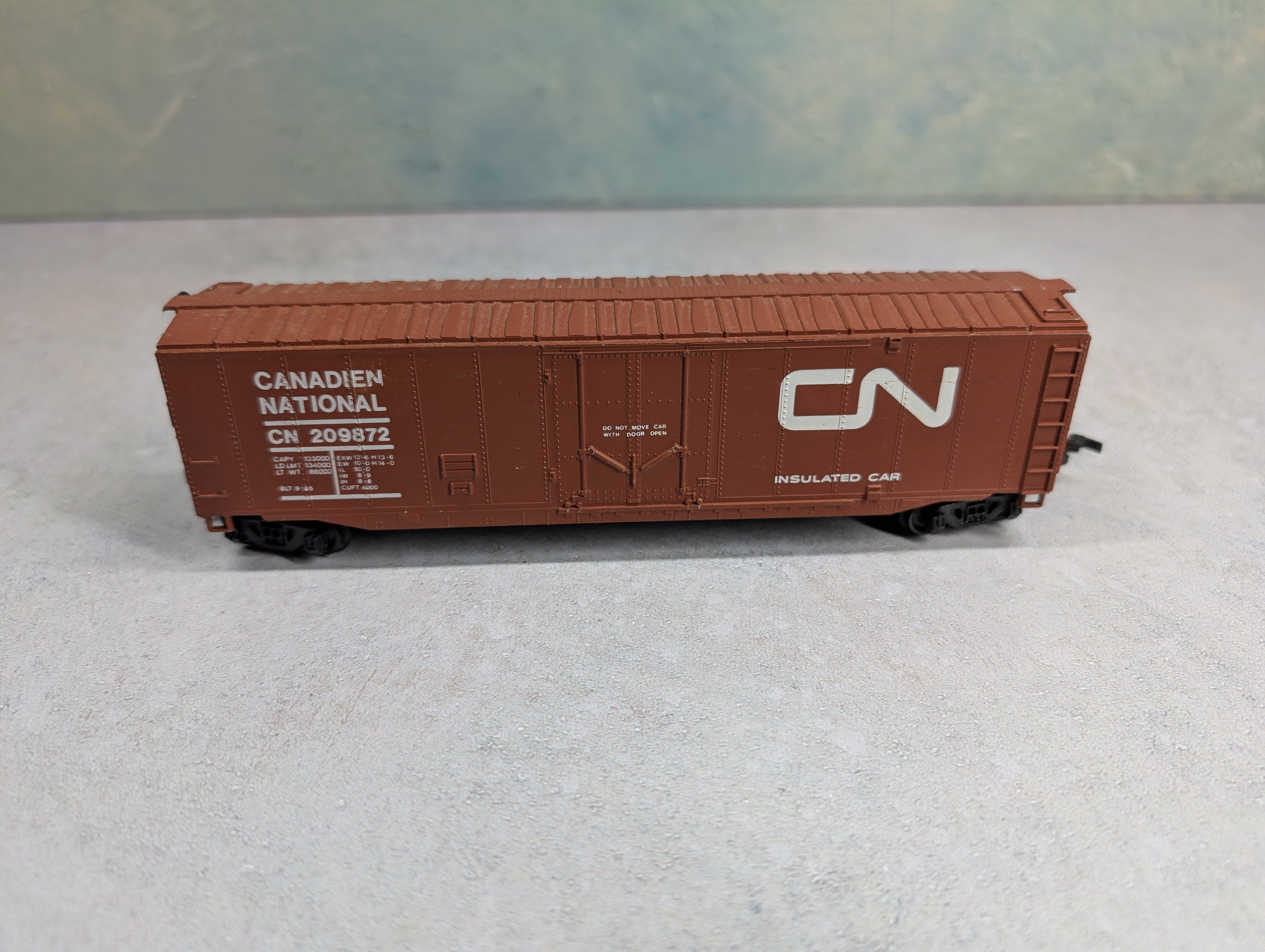 USED Bachmann HO Scale 50' Box Car Canadian National CN #209872
