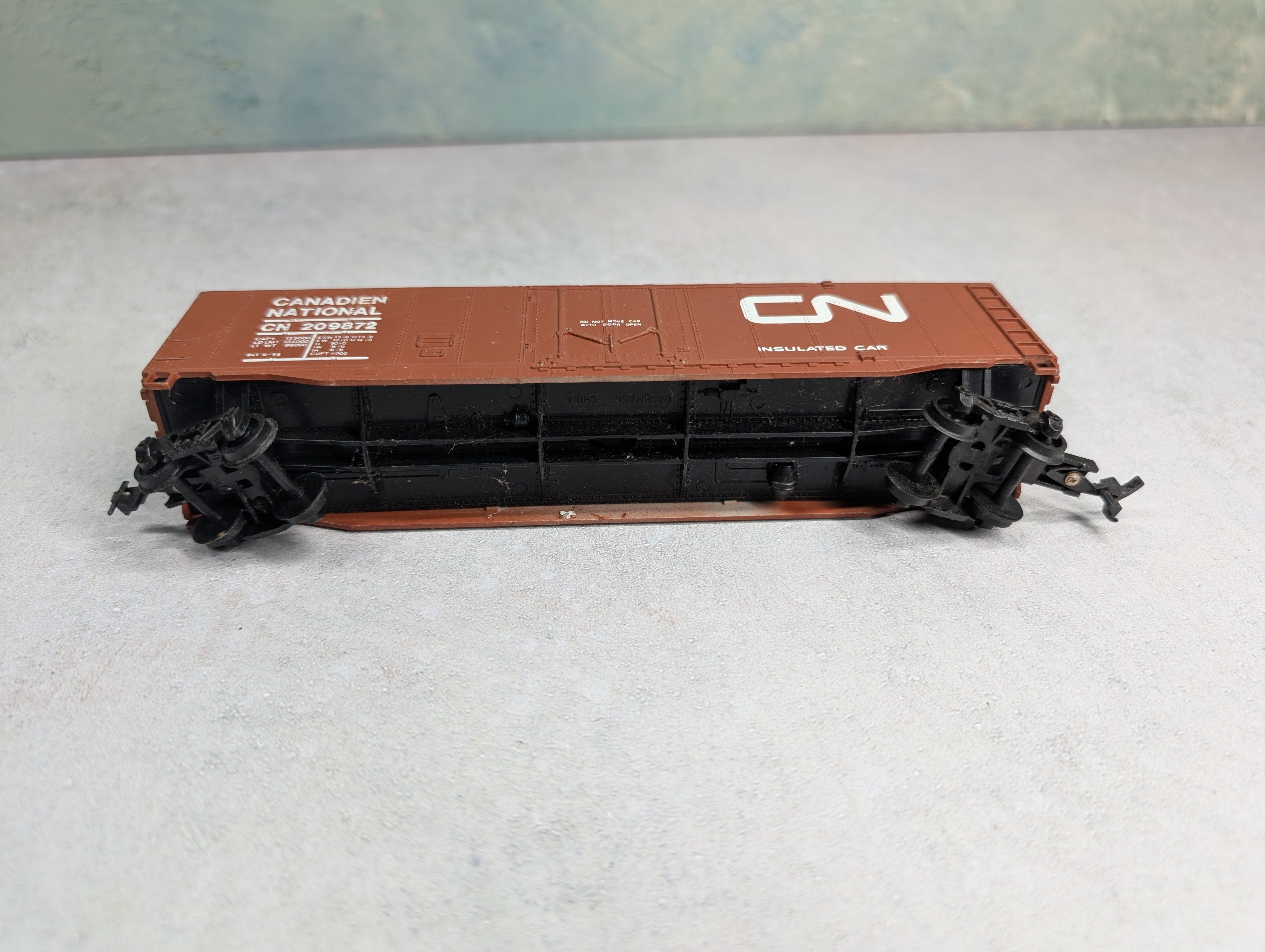 USED Bachmann HO Scale 50' Box Car Canadian National CN #209872
