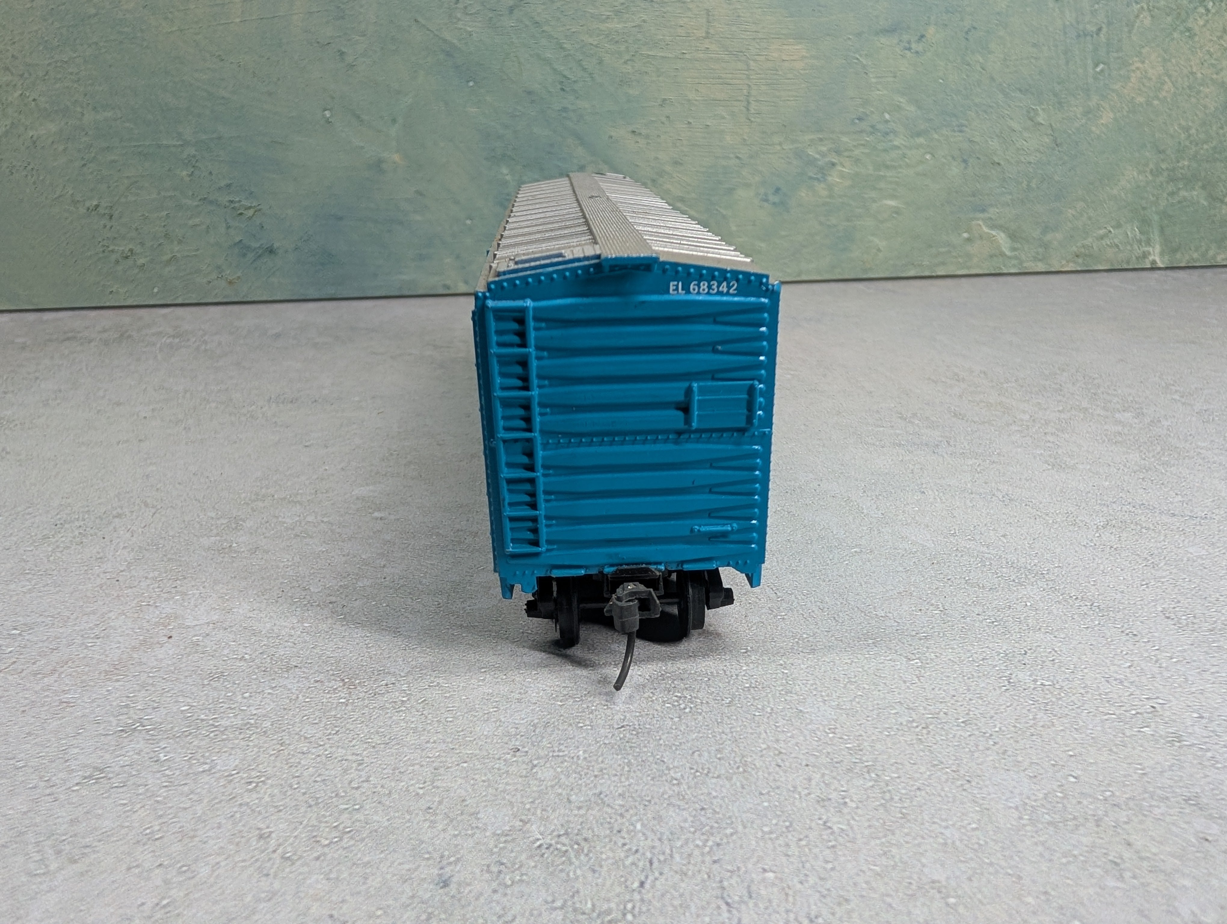 USED Bachmann HO Scale 50' Box Car Erie Lackawanna EL #68342 Kadee Couplers