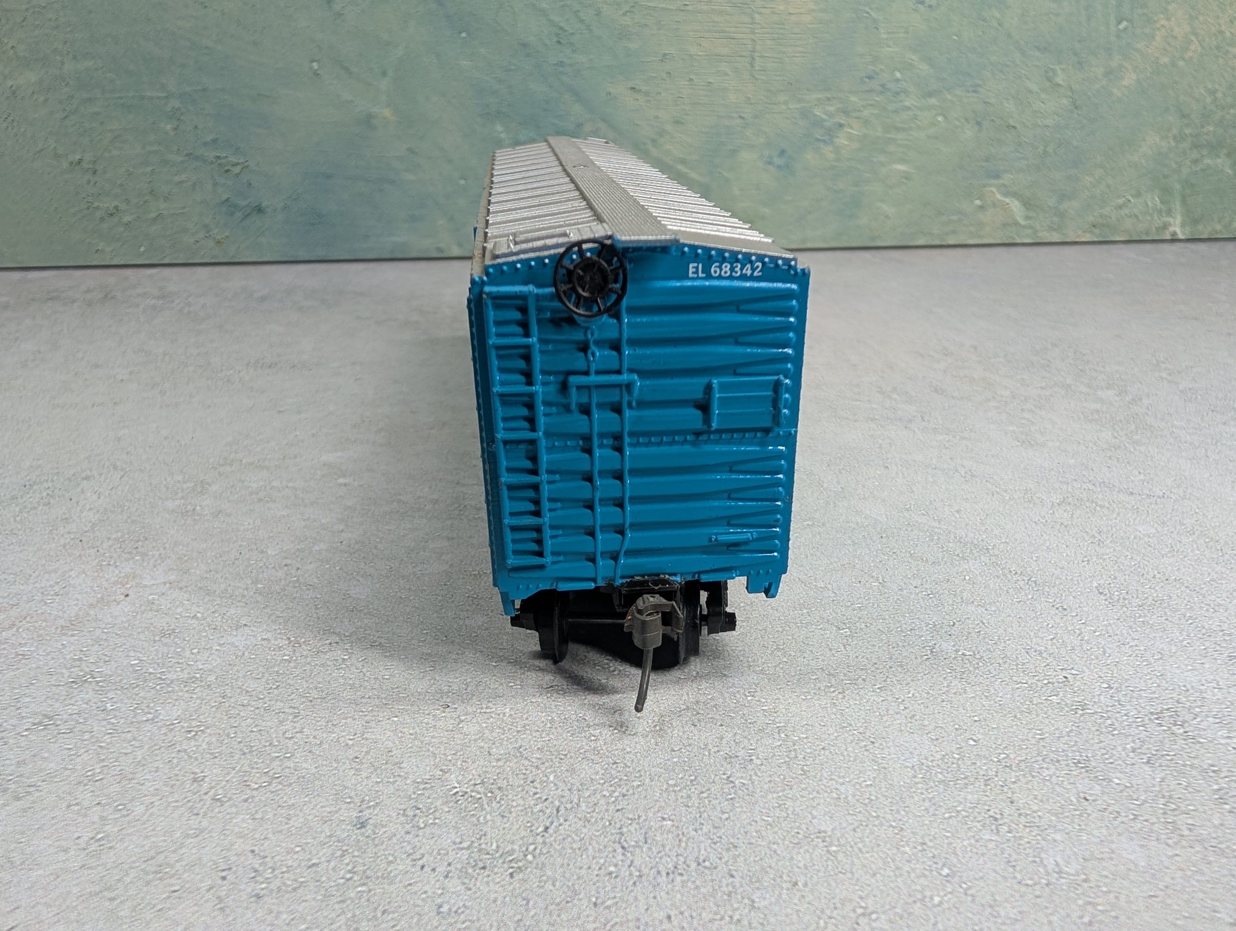 USED Bachmann HO Scale 50' Box Car Erie Lackawanna EL #68342 Kadee Couplers
