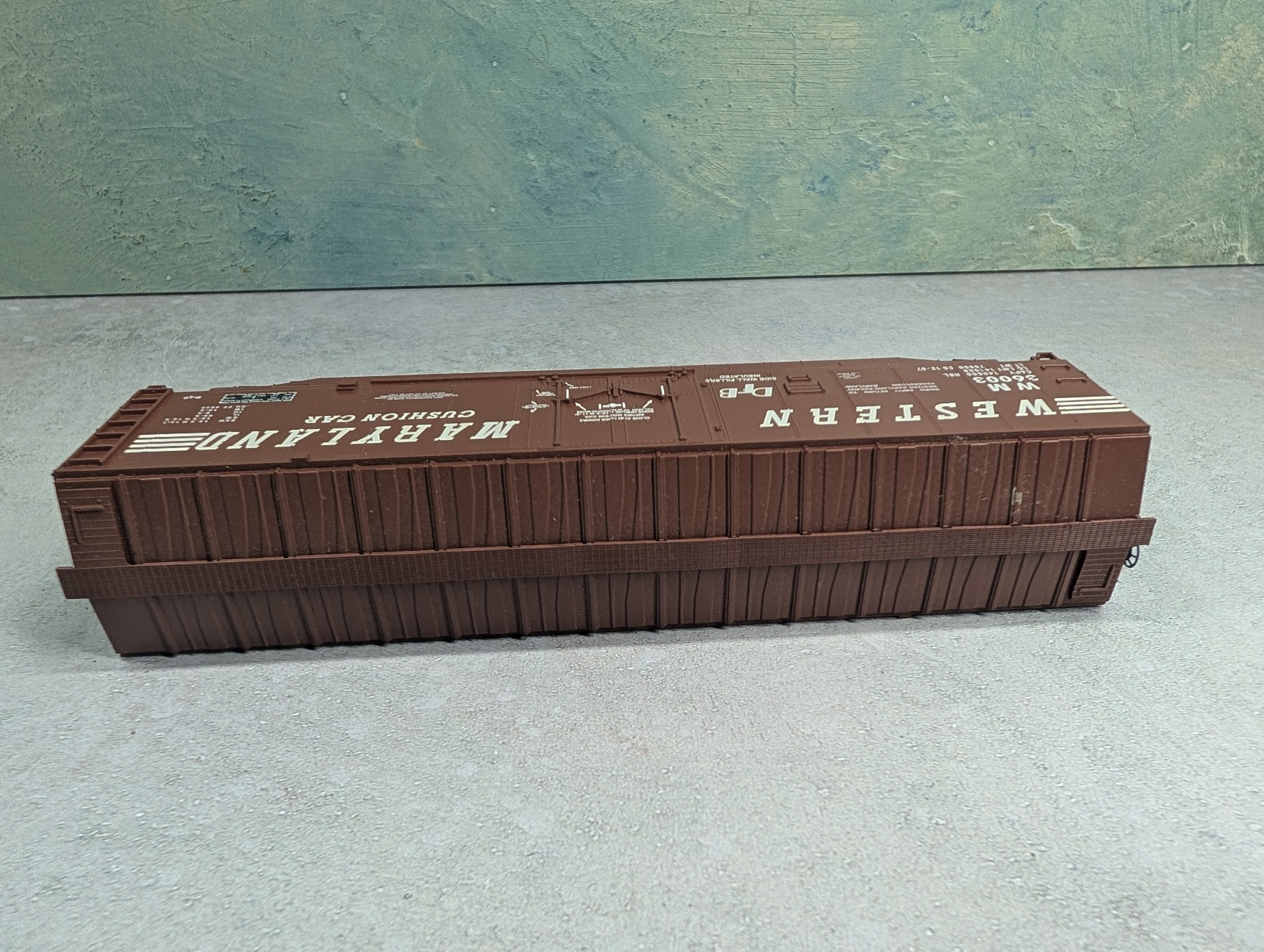 USED Bachmann HO Scale 50' Box Car Western Maryland WM #36003