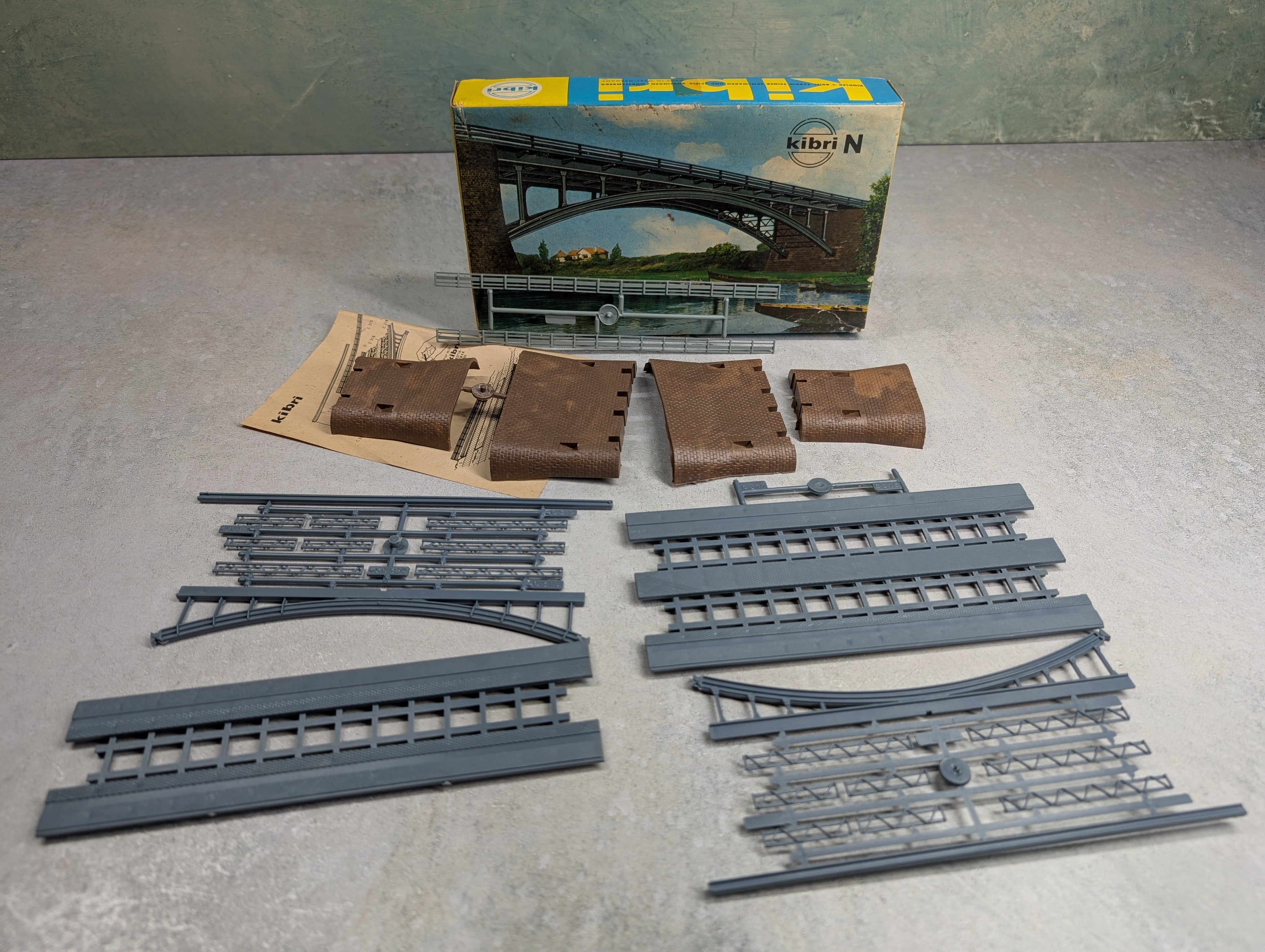 USED Kibri 7622 N Scale Approach Bridge KIT