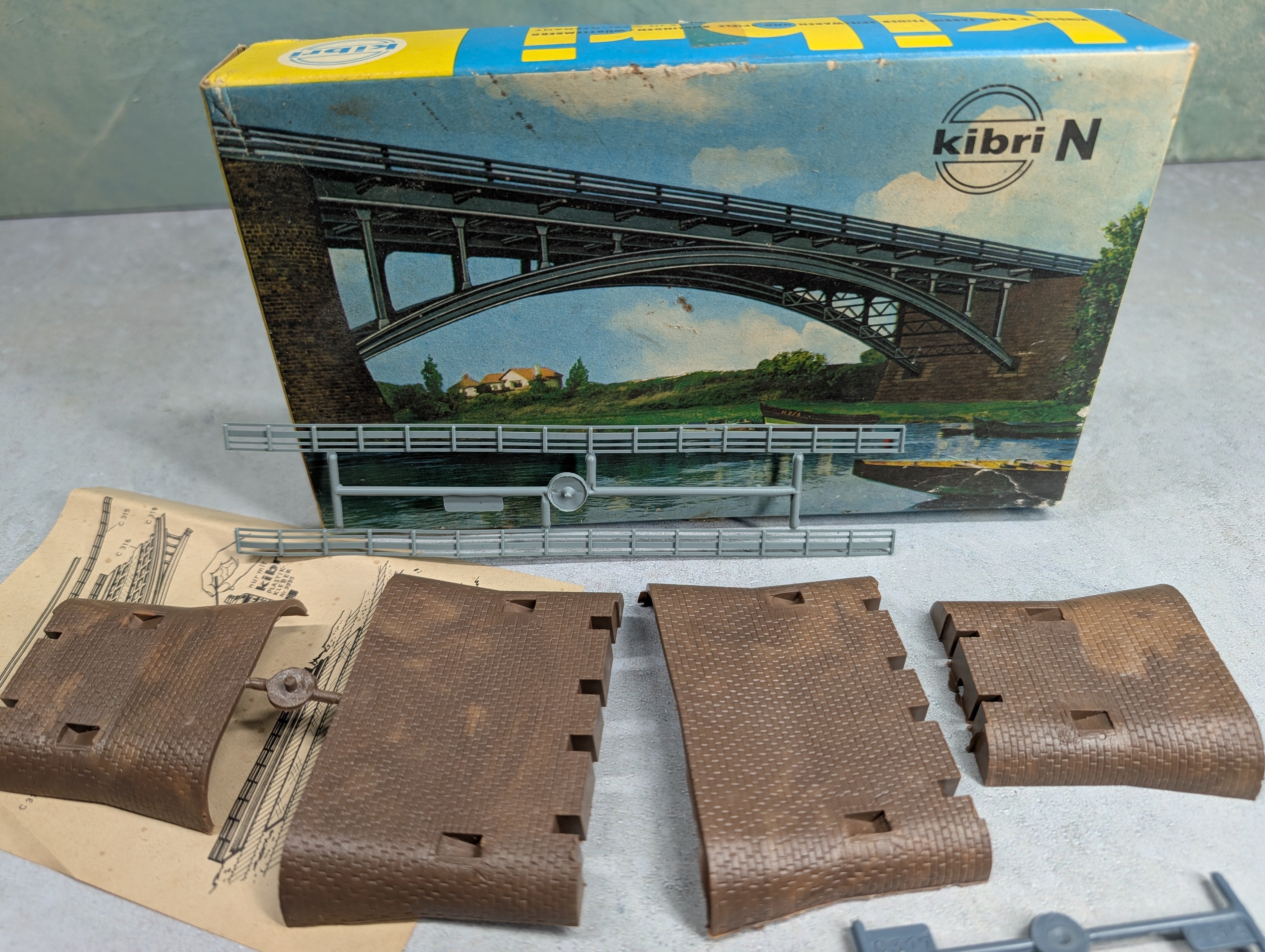 USED Kibri 7622 N Scale Approach Bridge KIT