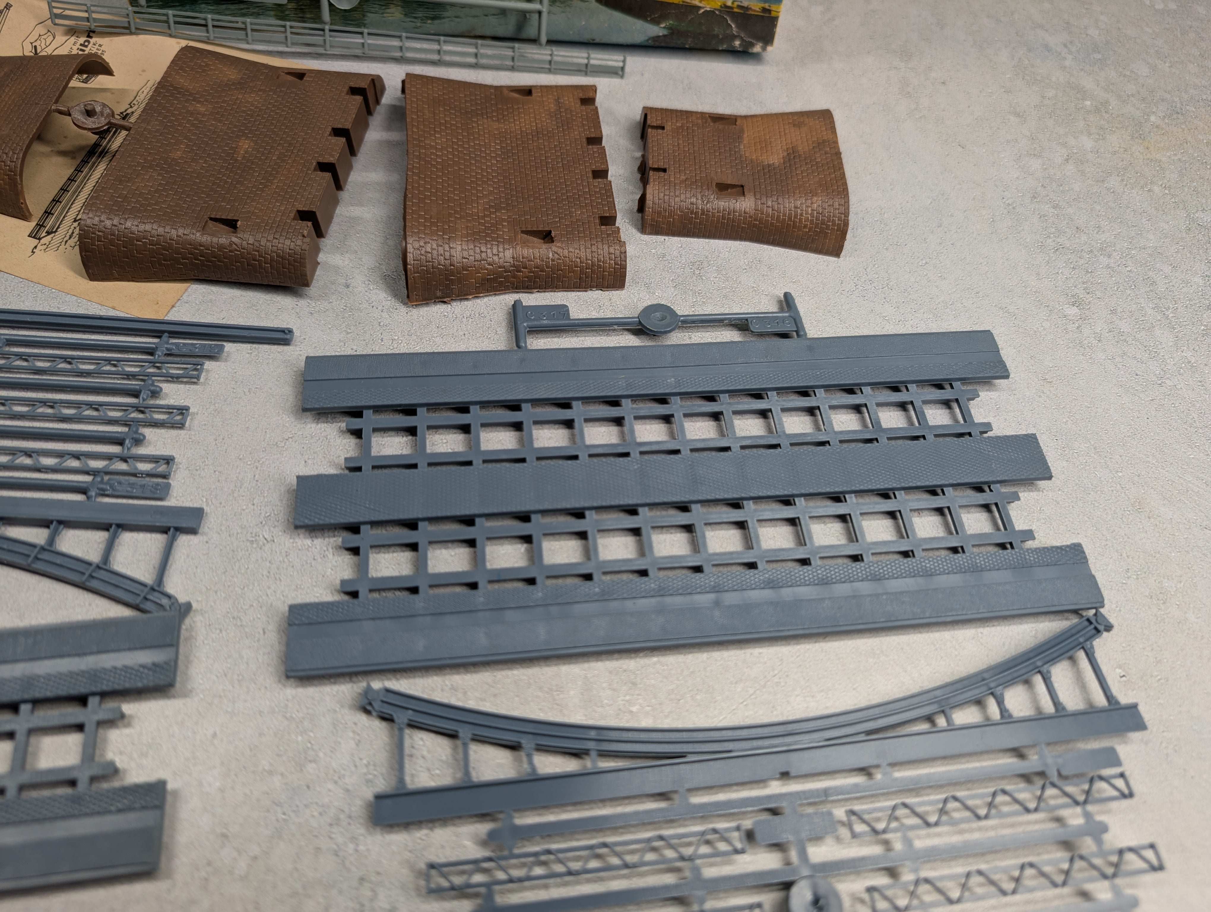 USED Kibri 7622 N Scale Approach Bridge KIT