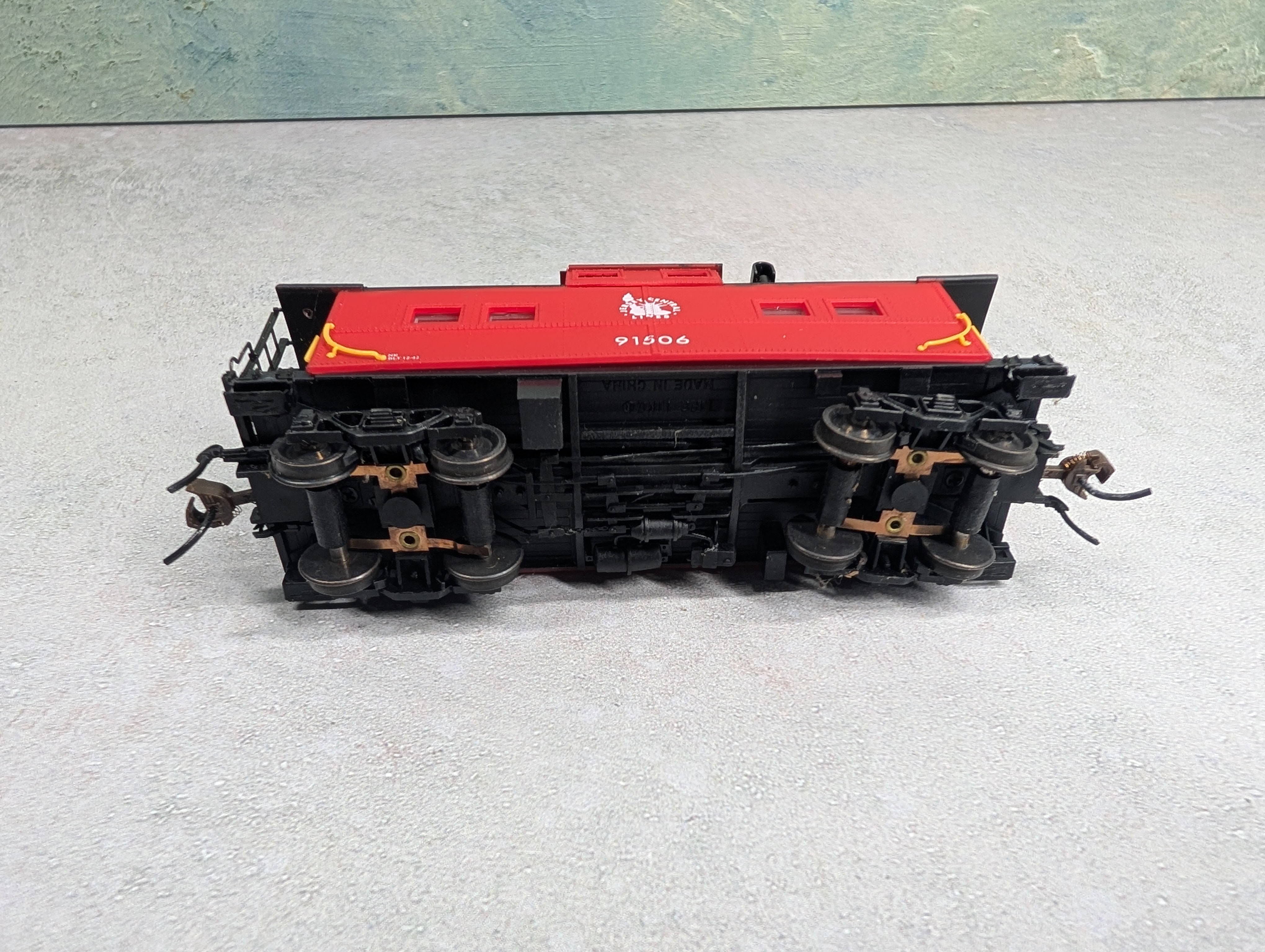 USED Life-Like HO Scale Caboose Jersey Central Lines #91506