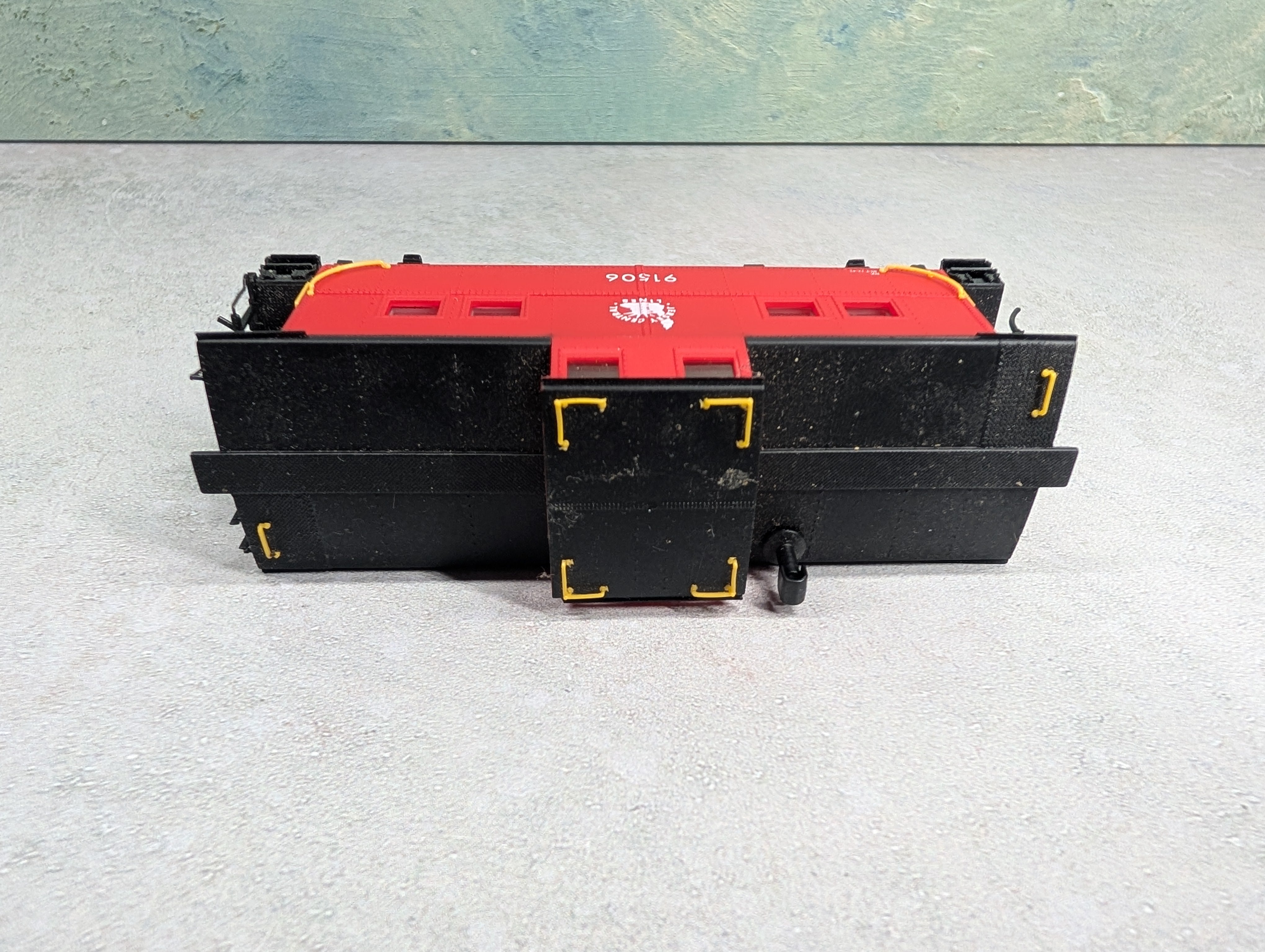 USED Life-Like HO Scale Caboose Jersey Central Lines #91506