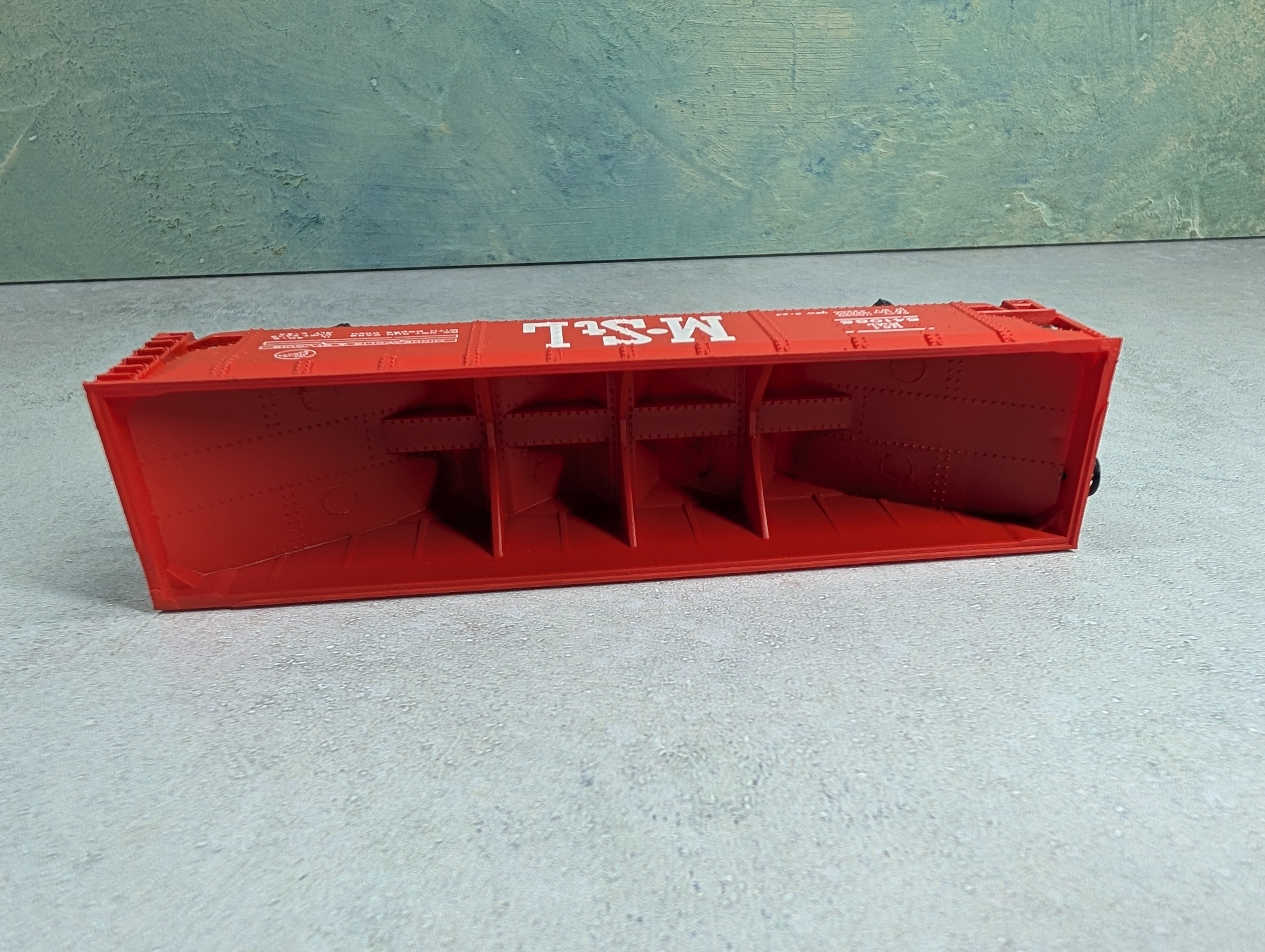 USED Bachmann HO Scale Open Hopper Minneapolis & St Louis MSTL #541085