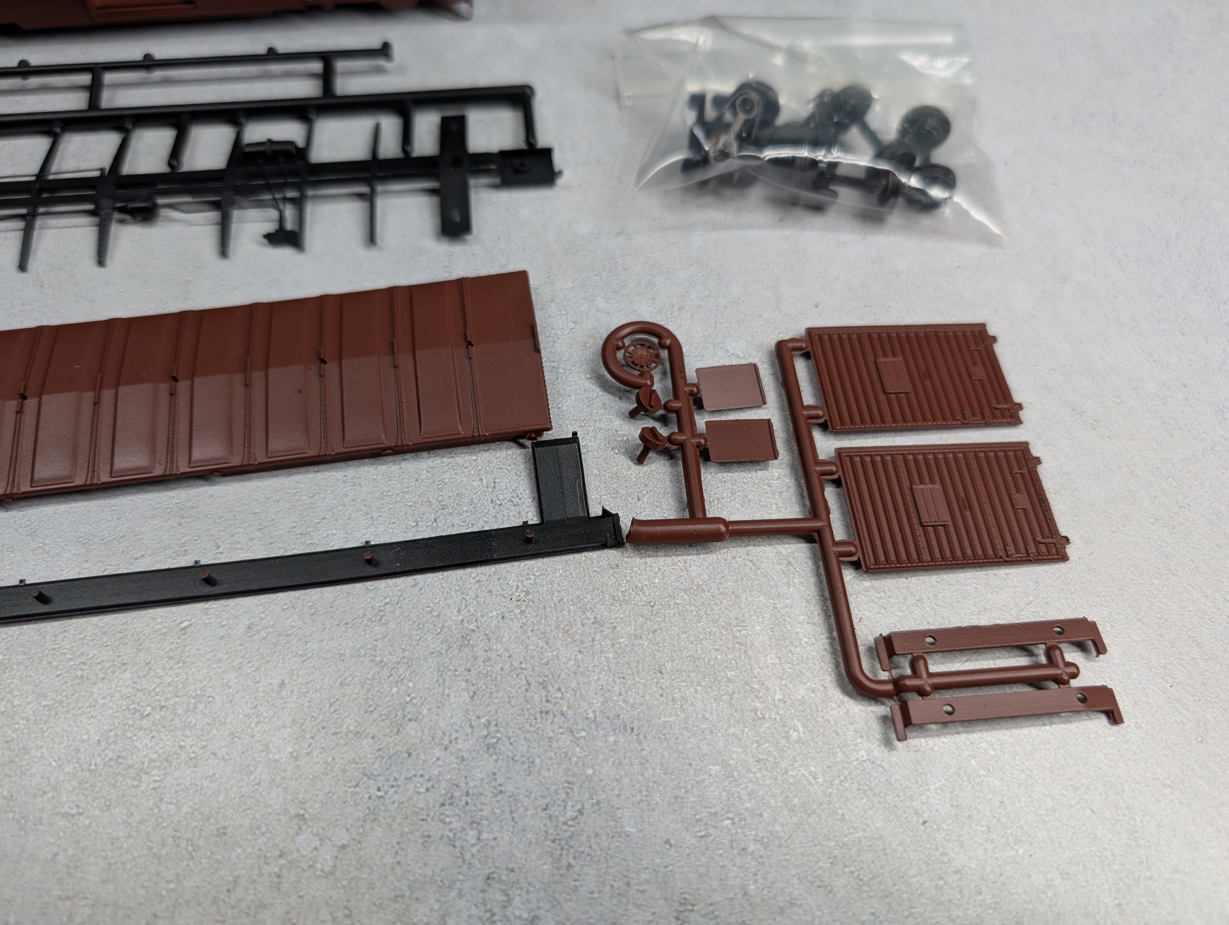 USED Branchline HO Scale AAR 40' Box Car Erie #78538 KIT