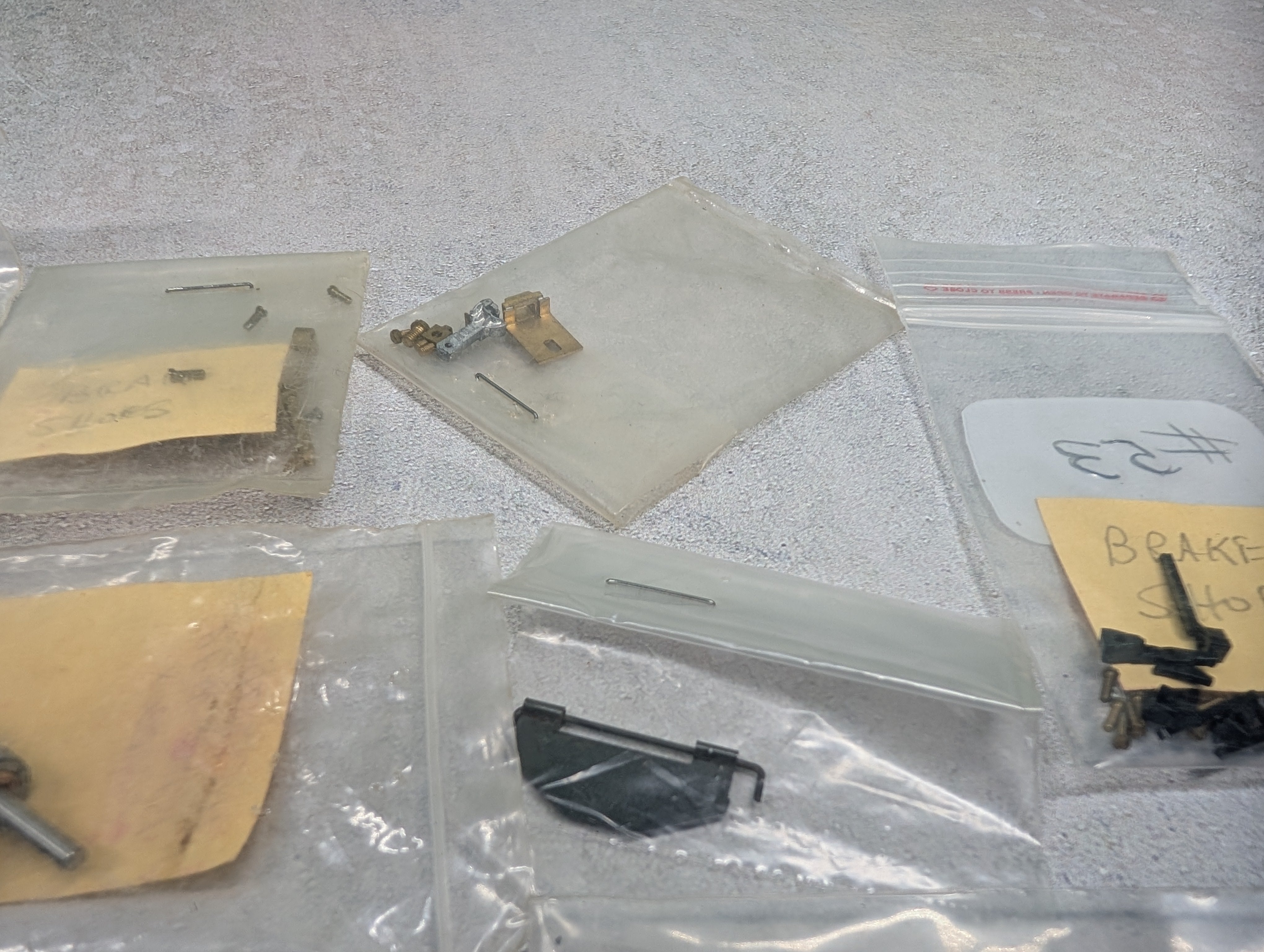 USED HO Scale Large Lot of PFM Steam Locomotive Parts & More Wheels, Gearbox & more