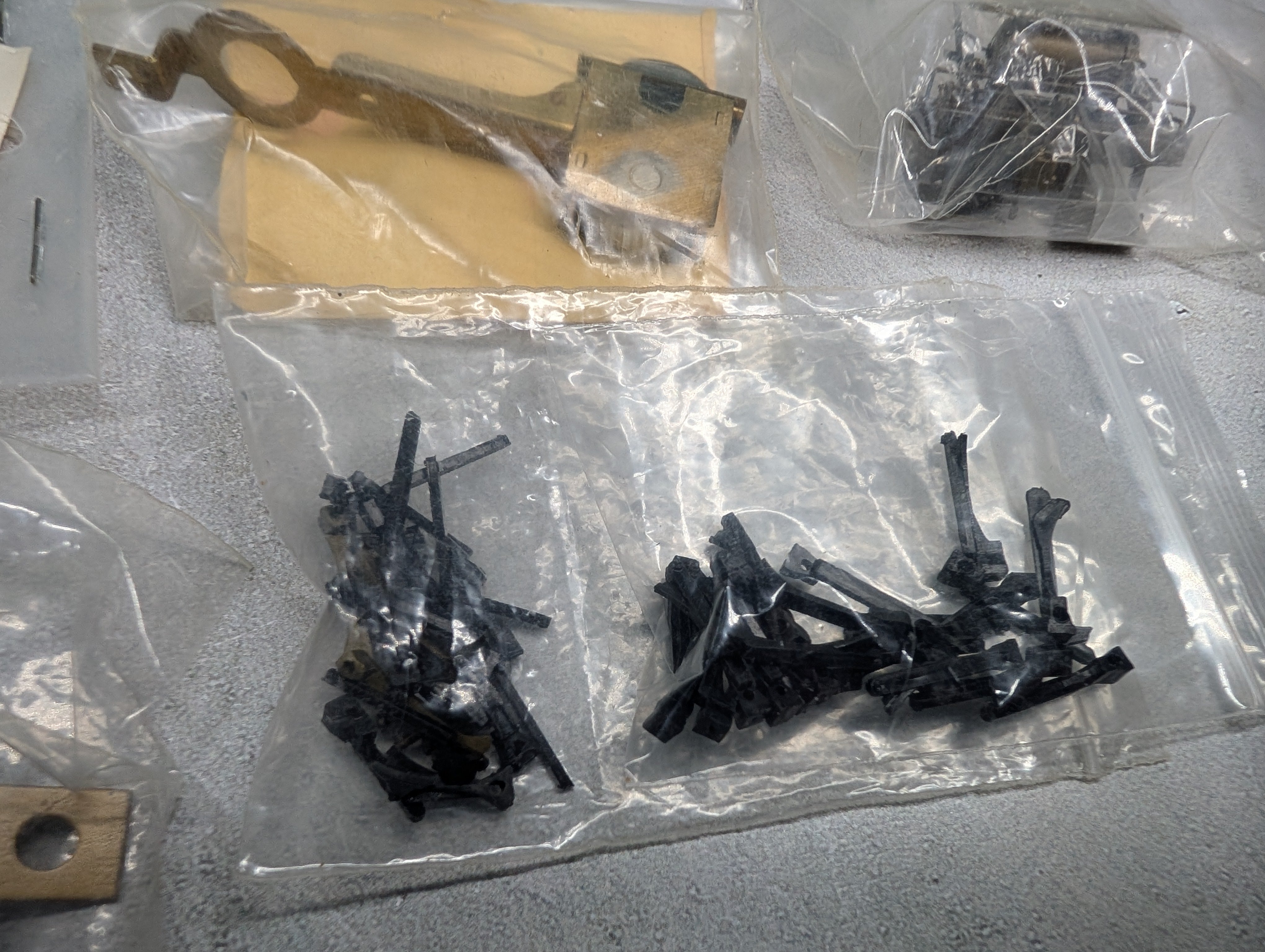 USED HO Scale Large Lot of PFM Steam Locomotive Parts & More Wheels, Gearbox & more