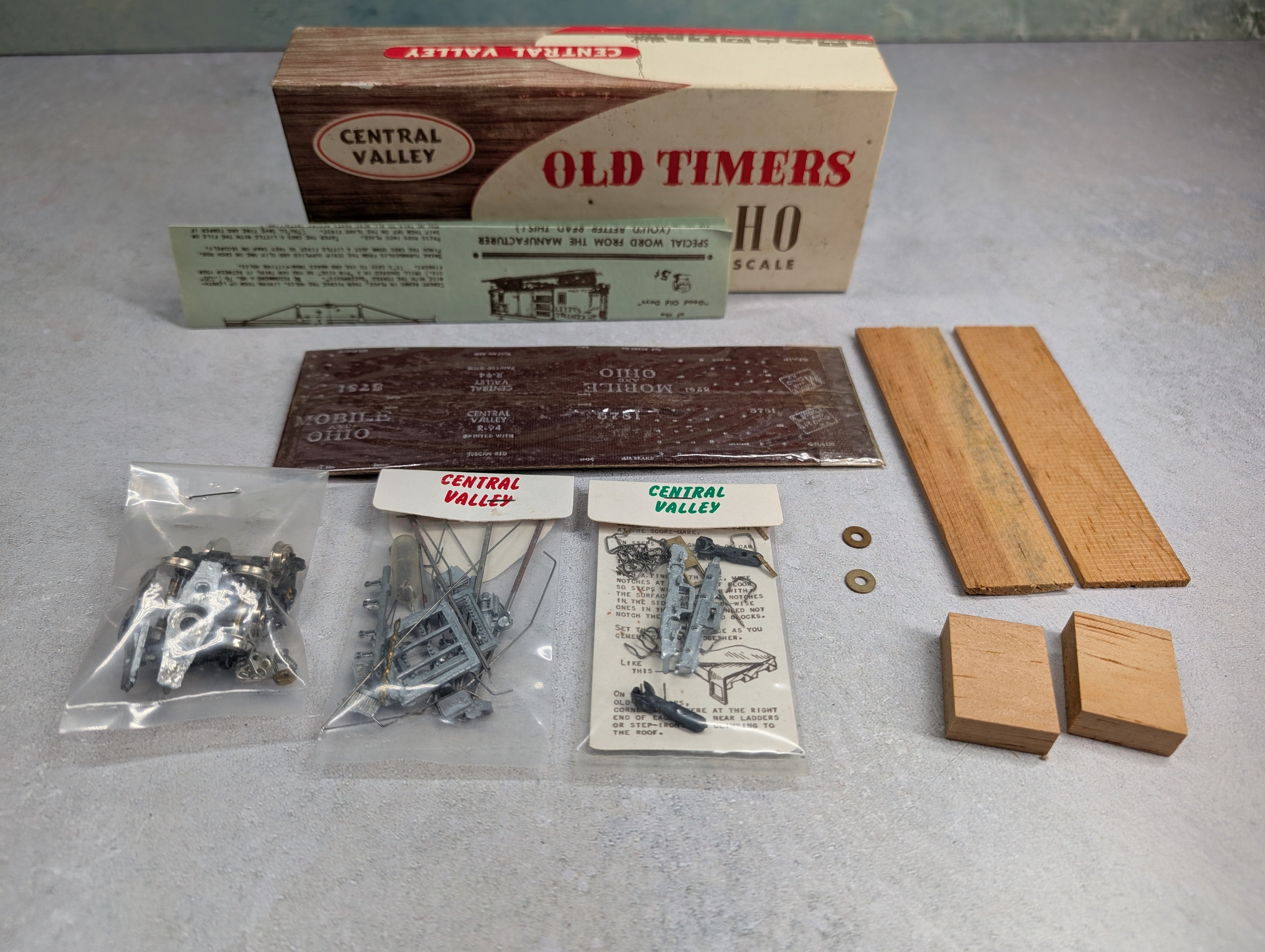 USED Central Valley 954 HO Scale Ventilator Car Mobile & Ohio #5781 KIT