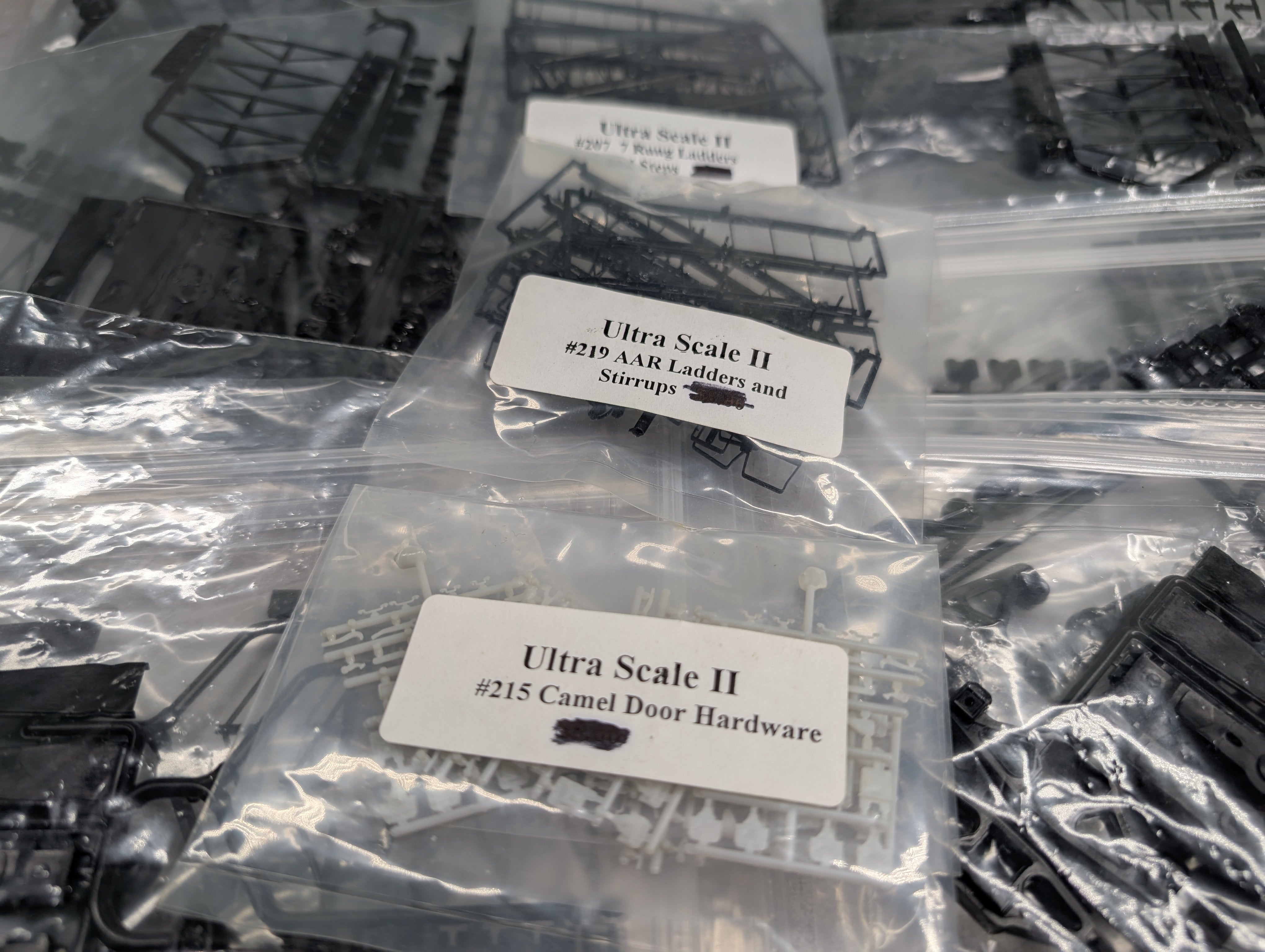 USED O Large lot of Ladders, Steps Trucks and Other Detail Parts Ultra Scale II + more