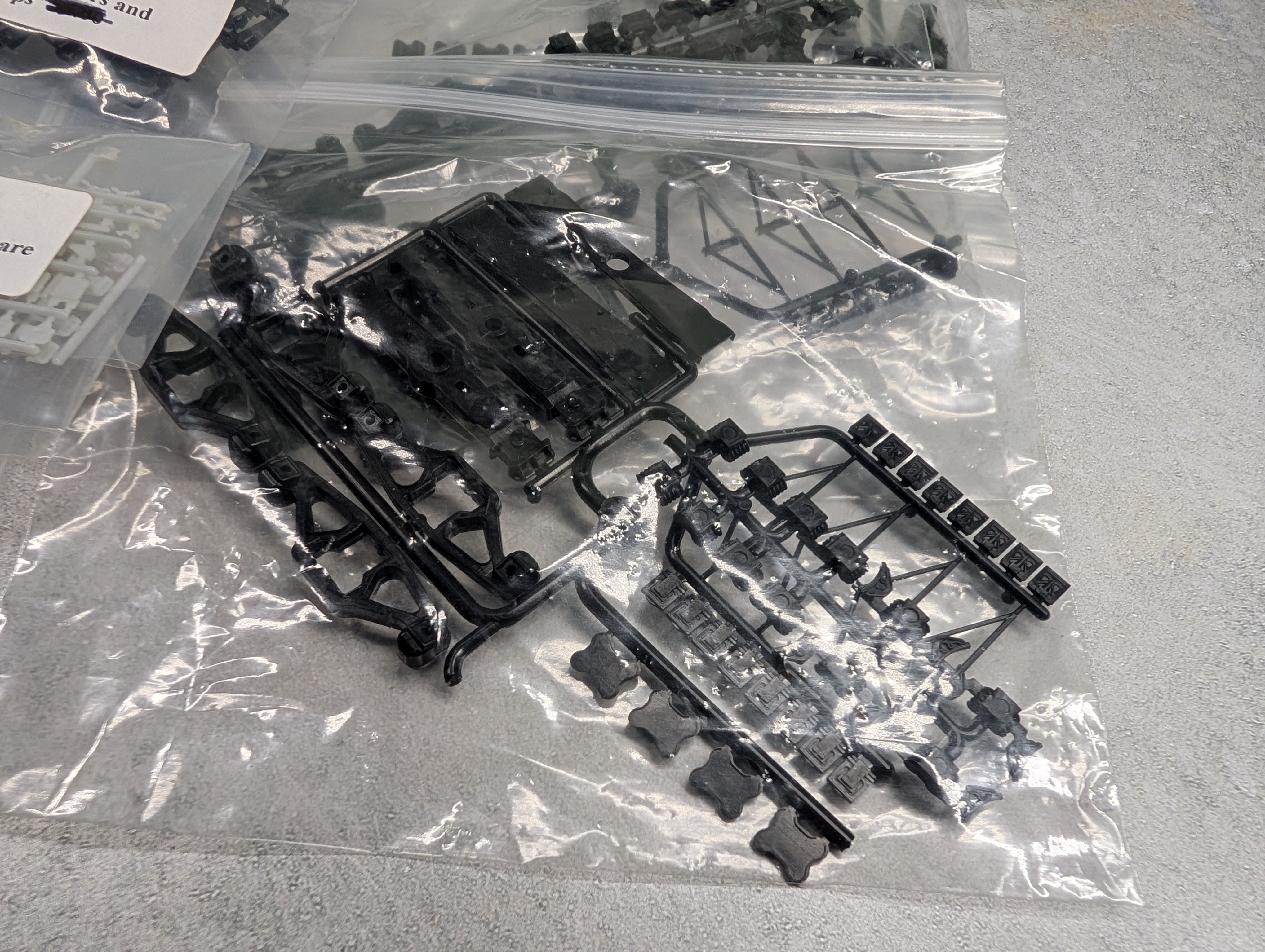 USED O Large lot of Ladders, Steps Trucks and Other Detail Parts Ultra Scale II + more