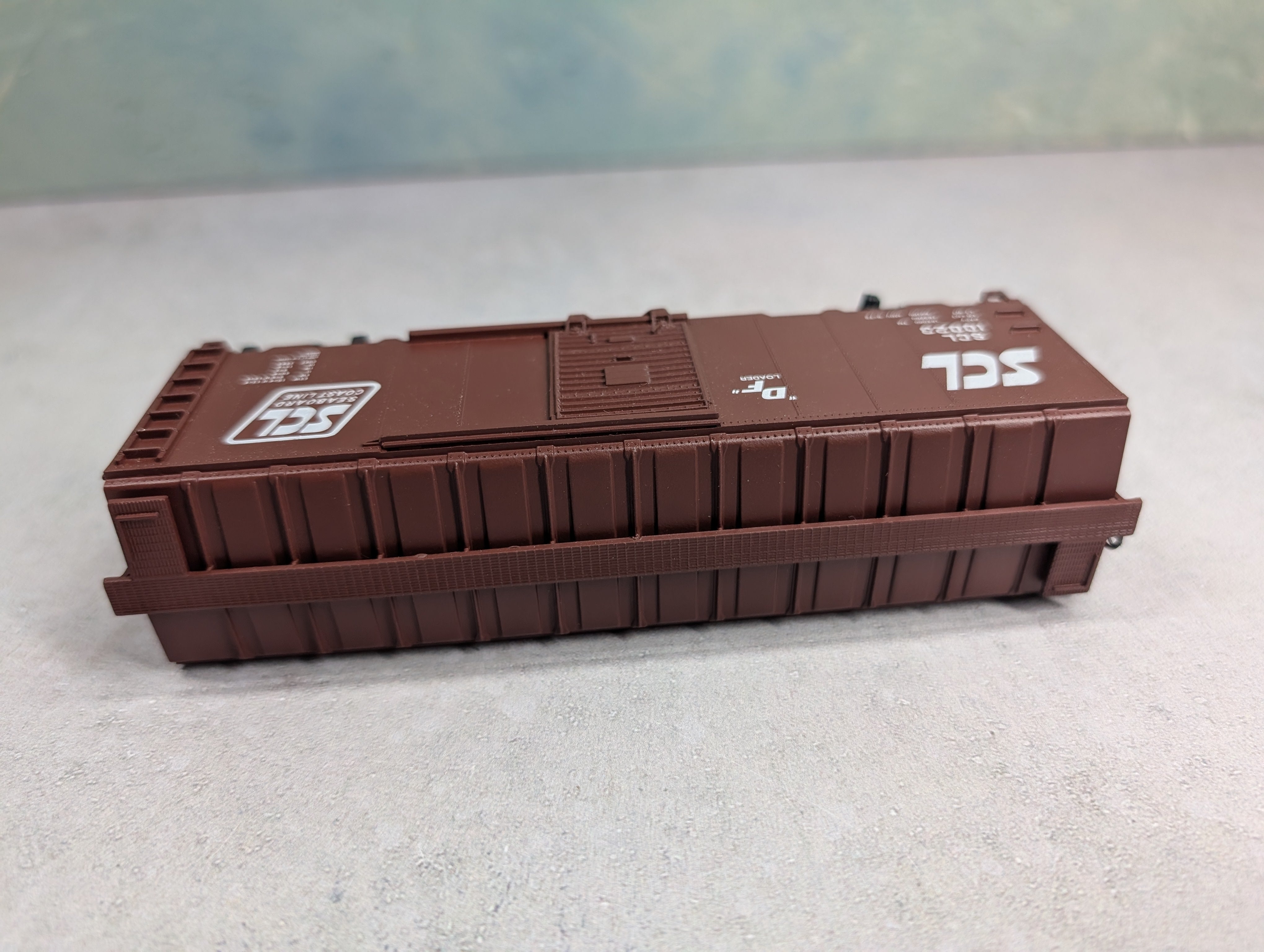 USED Athearn HO Scale 40' Box Car Seaboard Coast Line SCL #10023 Bev-Bel