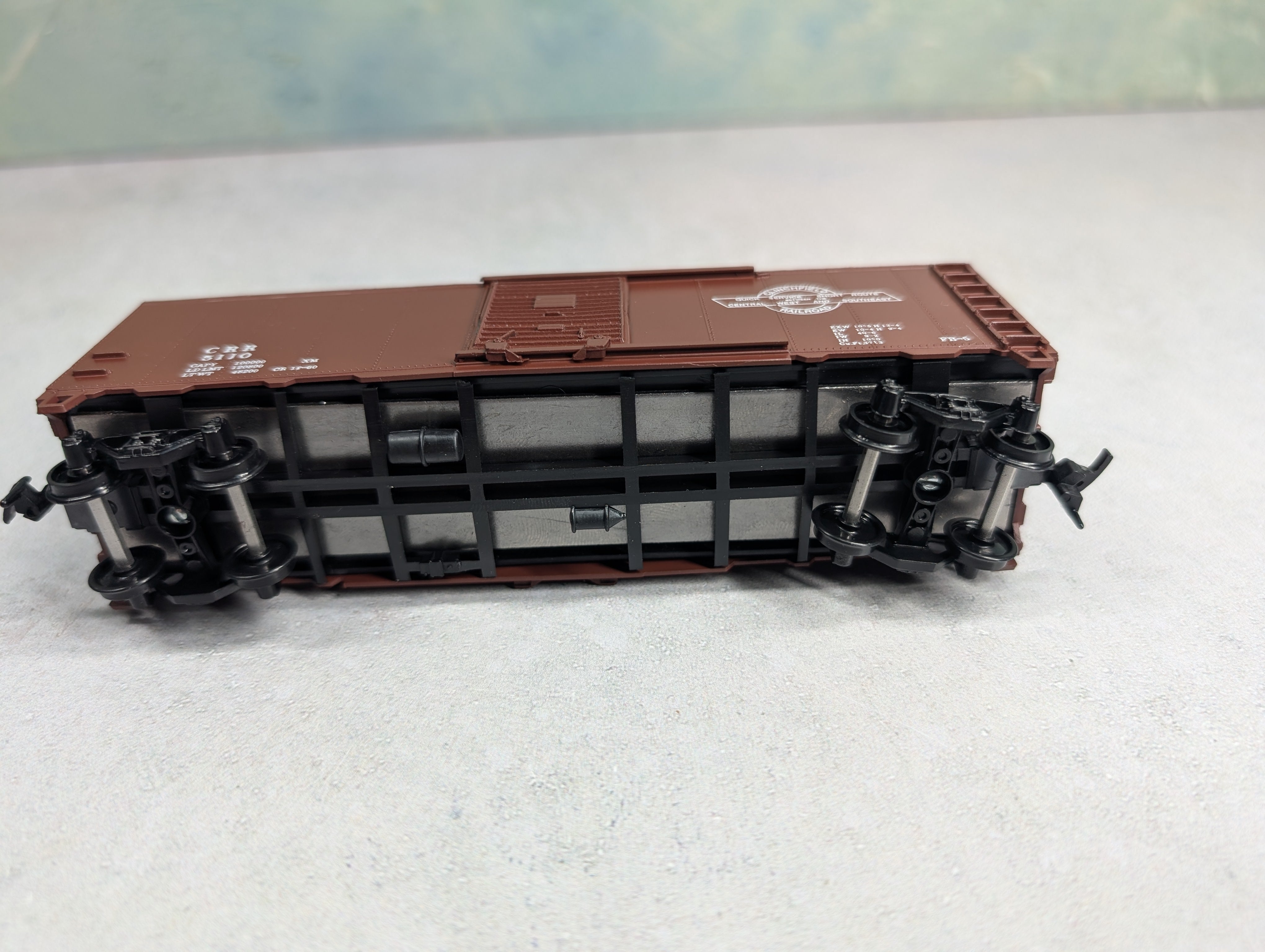 USED Athearn HO Scale 40' Box Car Clinchfield CRR #5110 Bev-Bel