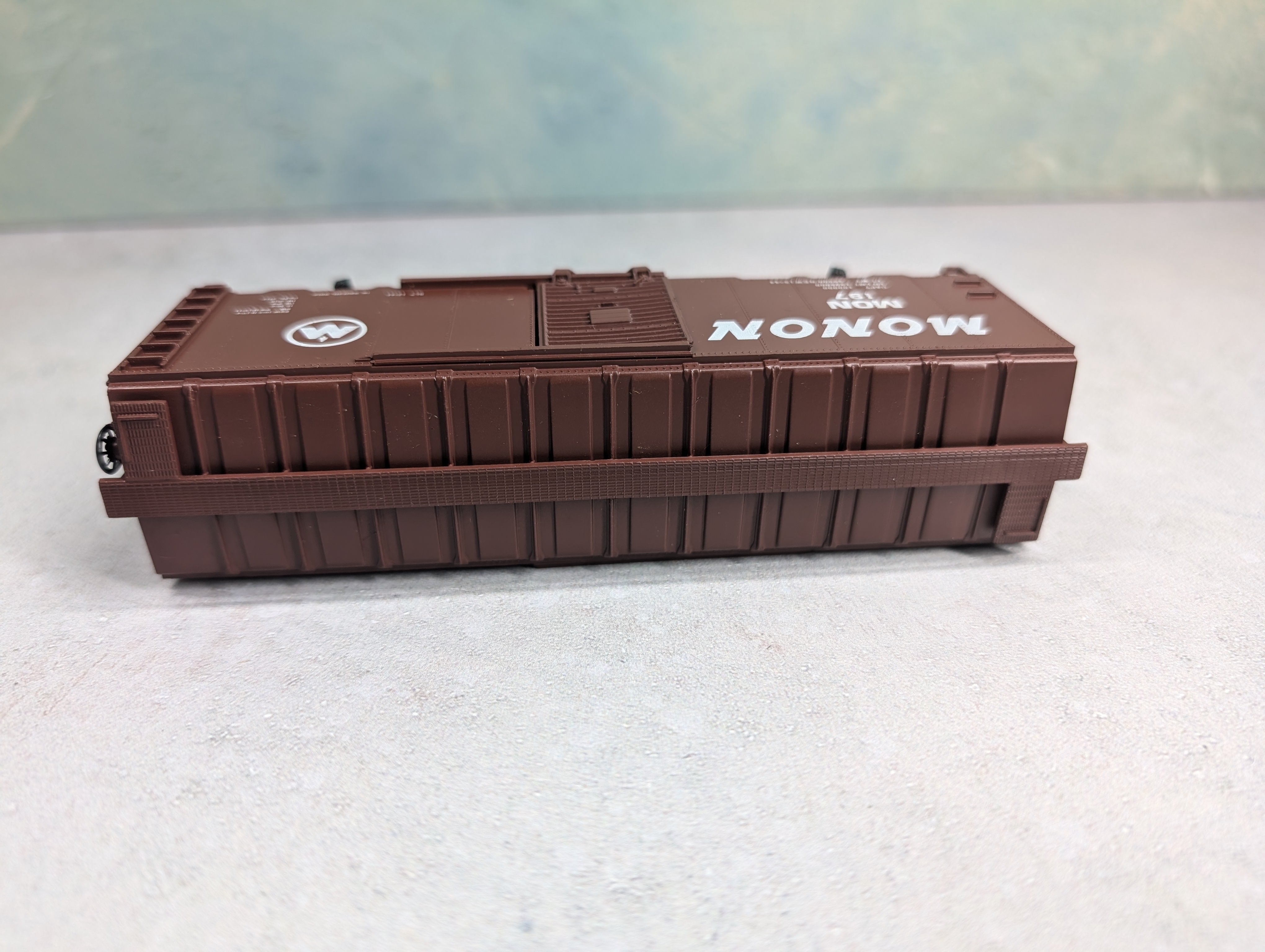 USED Athearn HO Scale 40' Box Car Monon MON #197 Bev-Bel