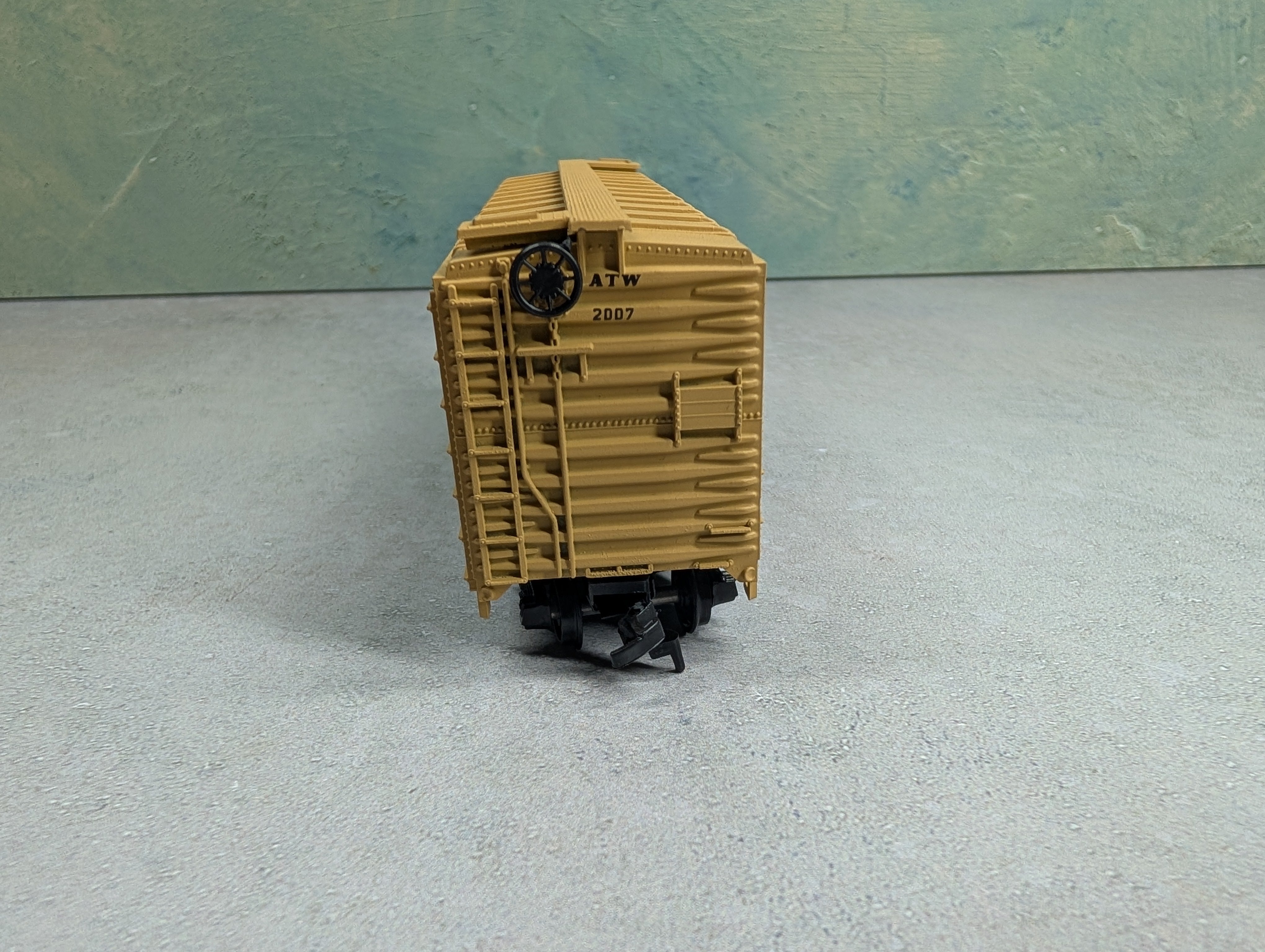 USED Athearn HO Scale 40' Box Car Atlantic & Western RR ATW #2007 Bev-Bel