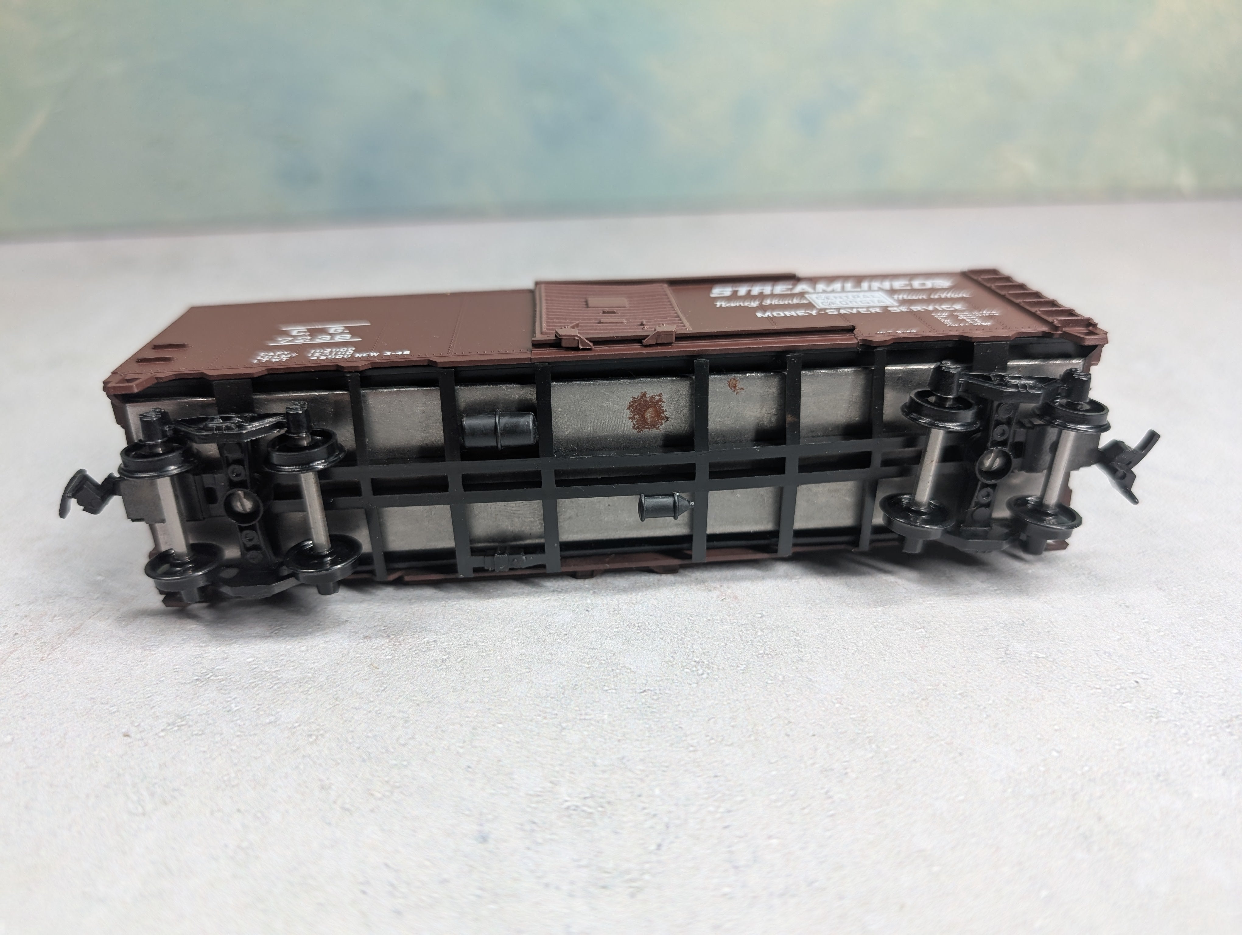 USED Athearn HO Scale 40' Box Car Central of Georgia CG #7238 Bev-Bel
