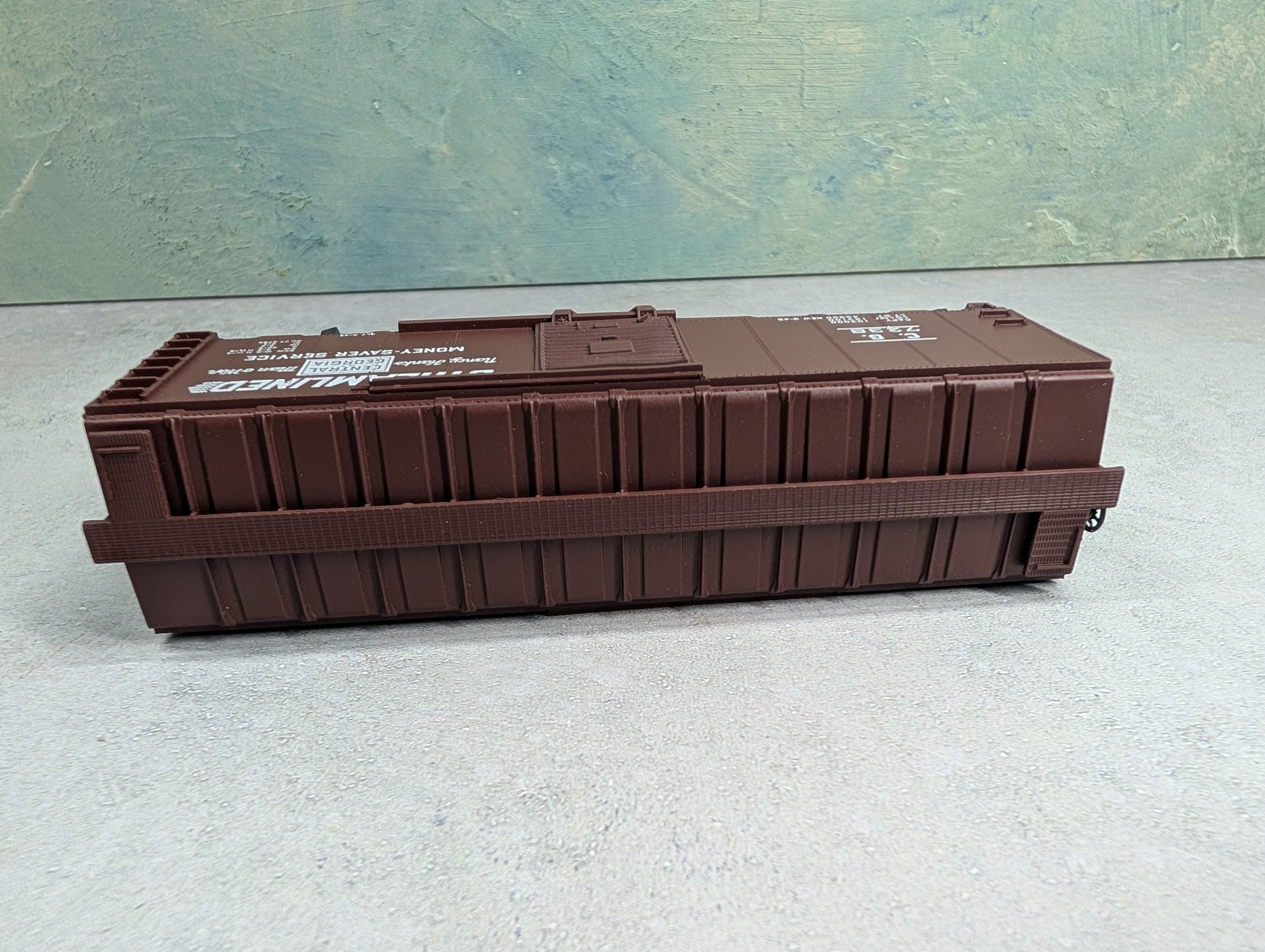 USED Athearn HO Scale 40' Box Car Central of Georgia CG #7238 Bev-Bel